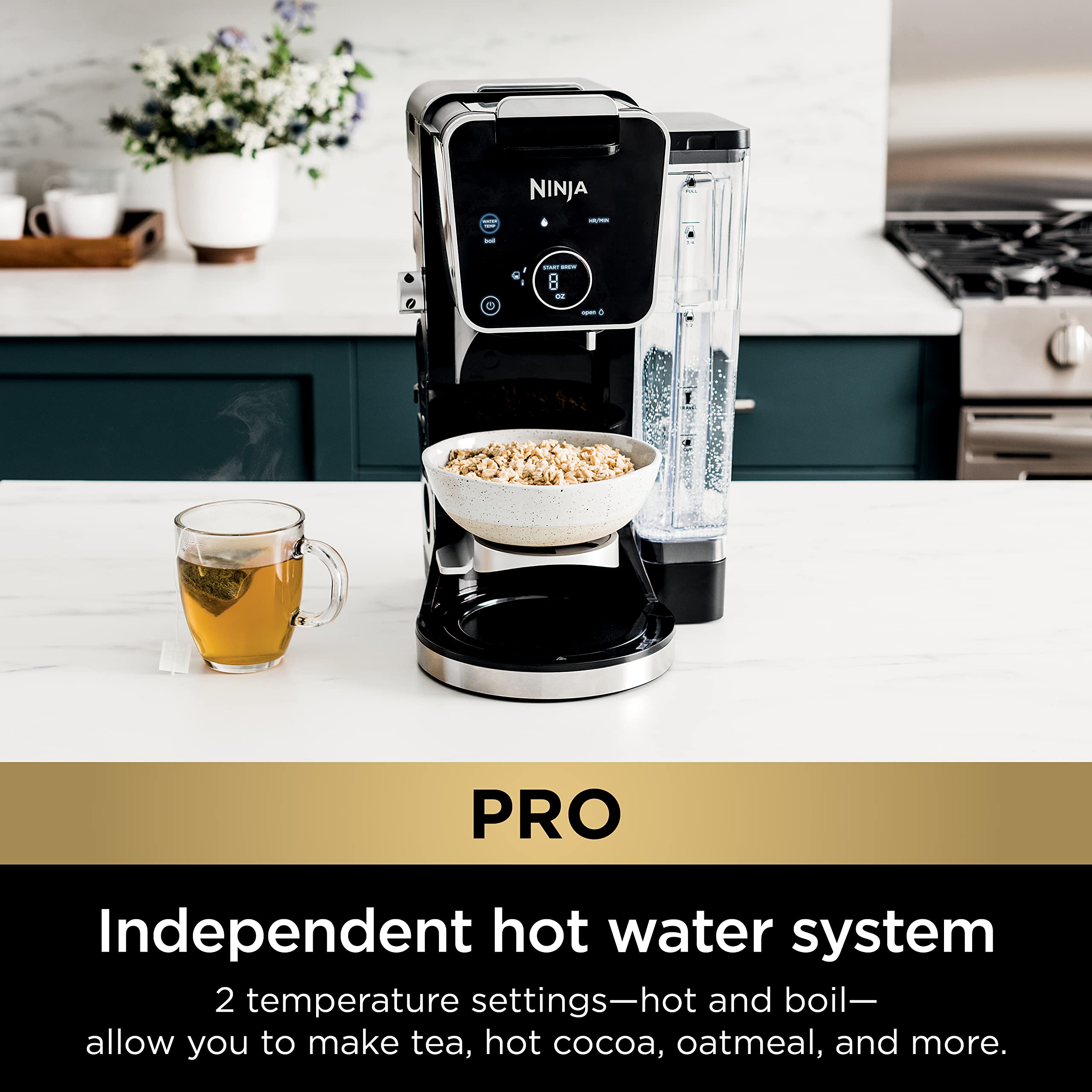 Ninja Hot And Iced Coffee Maker, Single Serve Coffee Maker And Drip Coffee Machine, Dualbrew Pro Specialty 12-Cup With K-Cup Com