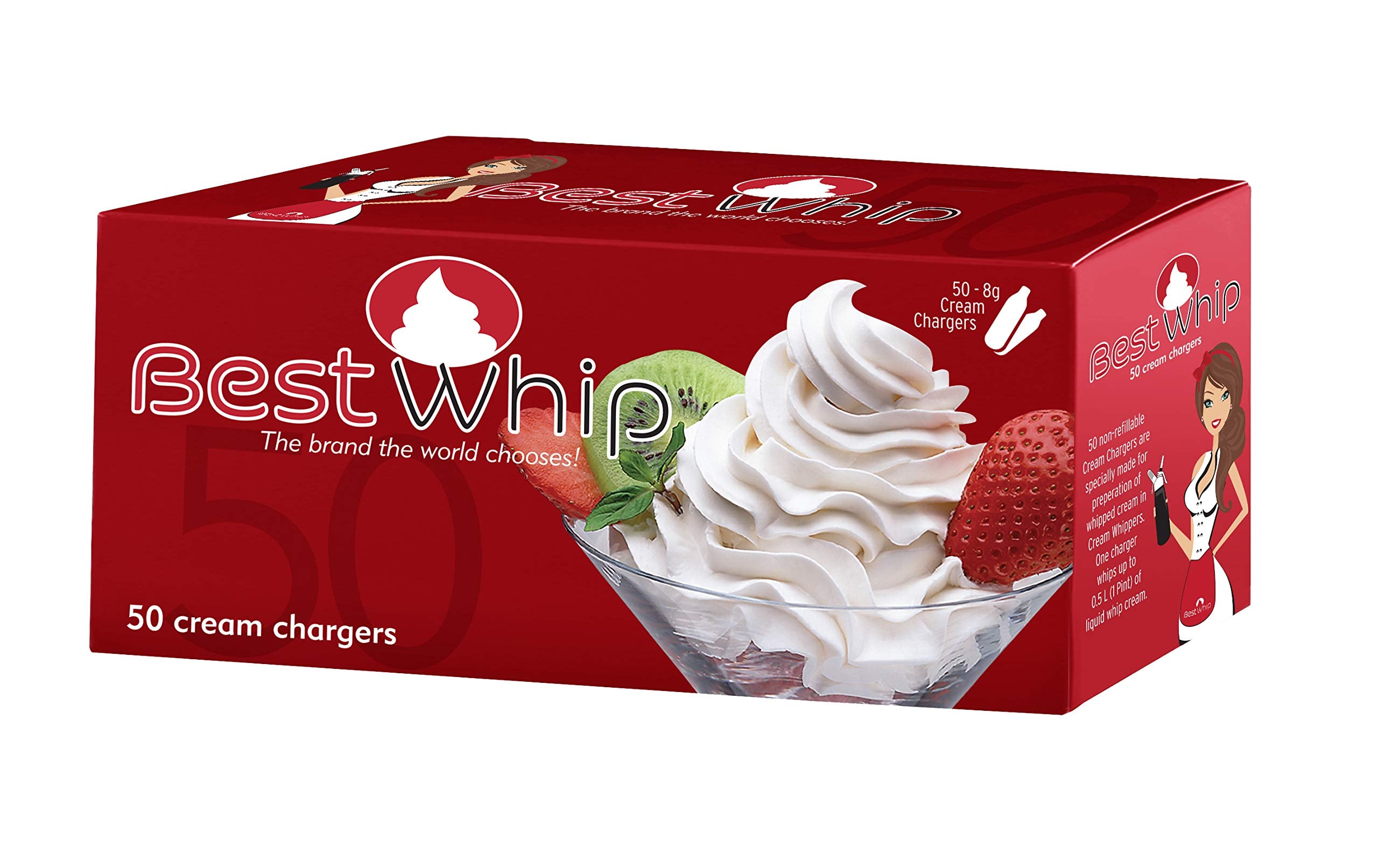 Best Whip N20 Whipped Cream Chargers, 100 Count