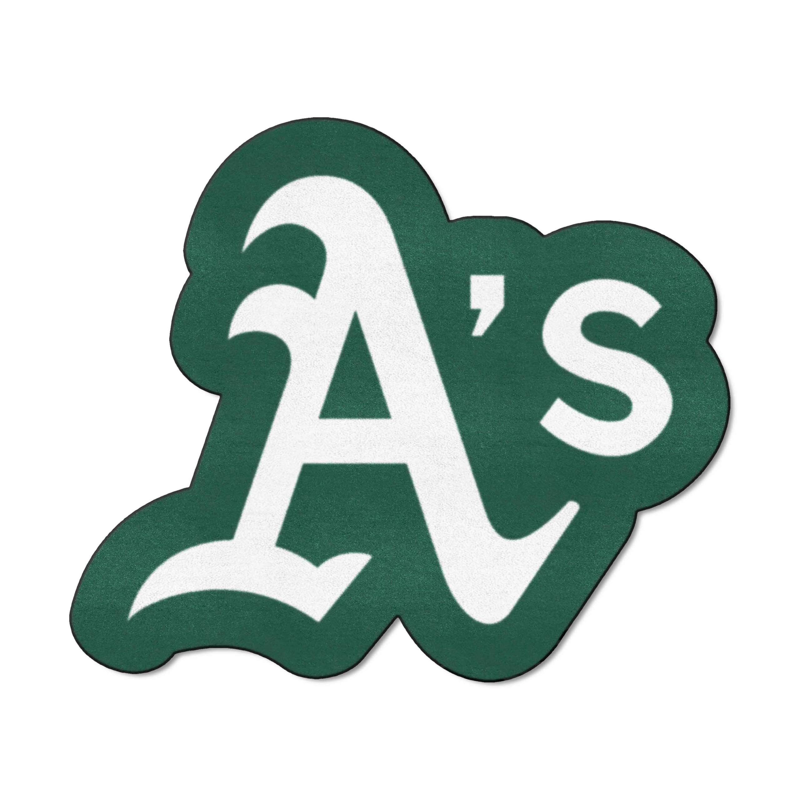 FANMATS MLB Oakland Athletics Mascot Mat, Team Color, One Size