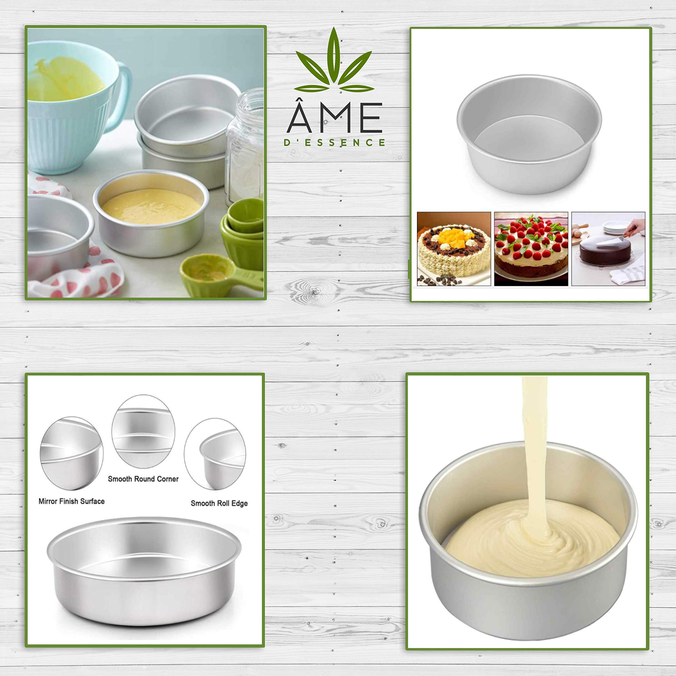 Ame D'Essence (1-Pc) Aluminum Cake Pans Layer Round Cake Pan Durable Commercial Grade 16'' Dia X 2''