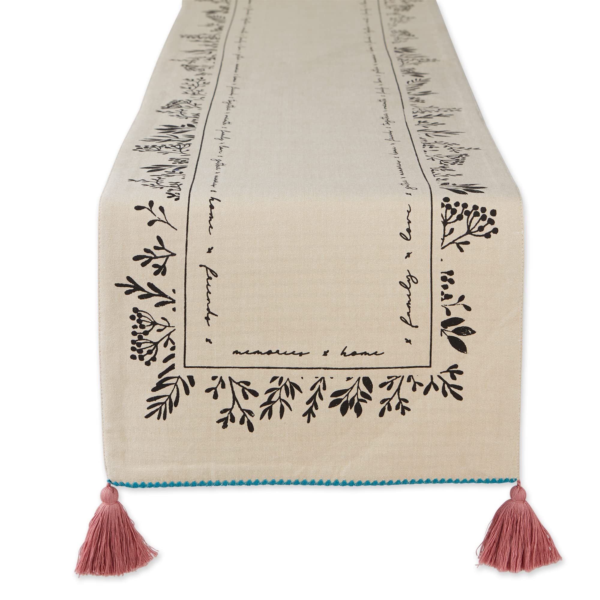 Dii Fall Table Decorations Indoor D  Cor, Thanksgiving, Reversible Table Runner, 14X72, Gather