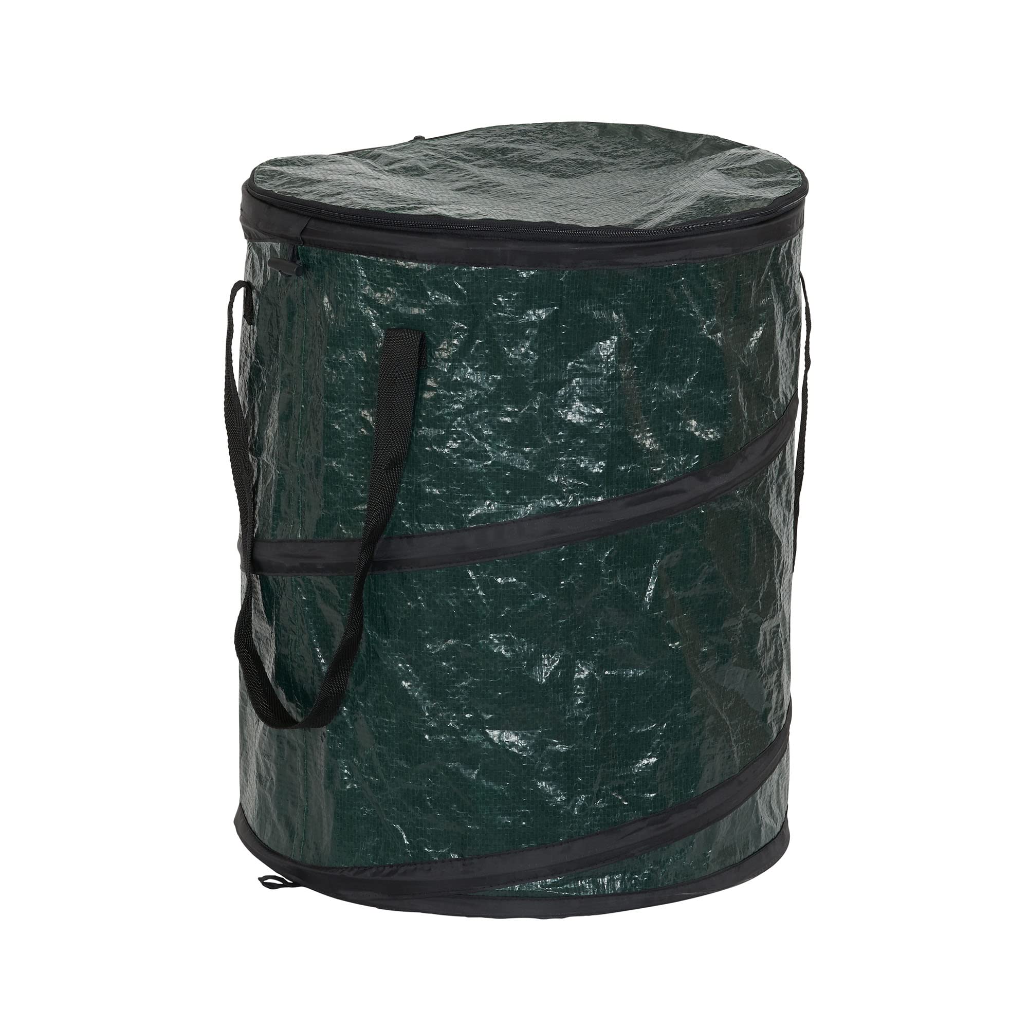 Household Essentials Pop Up Hamper, Pop Up Camping Trash Can, Great For Outdoor Or Indoor Use, Portable And Collapsible With Zip