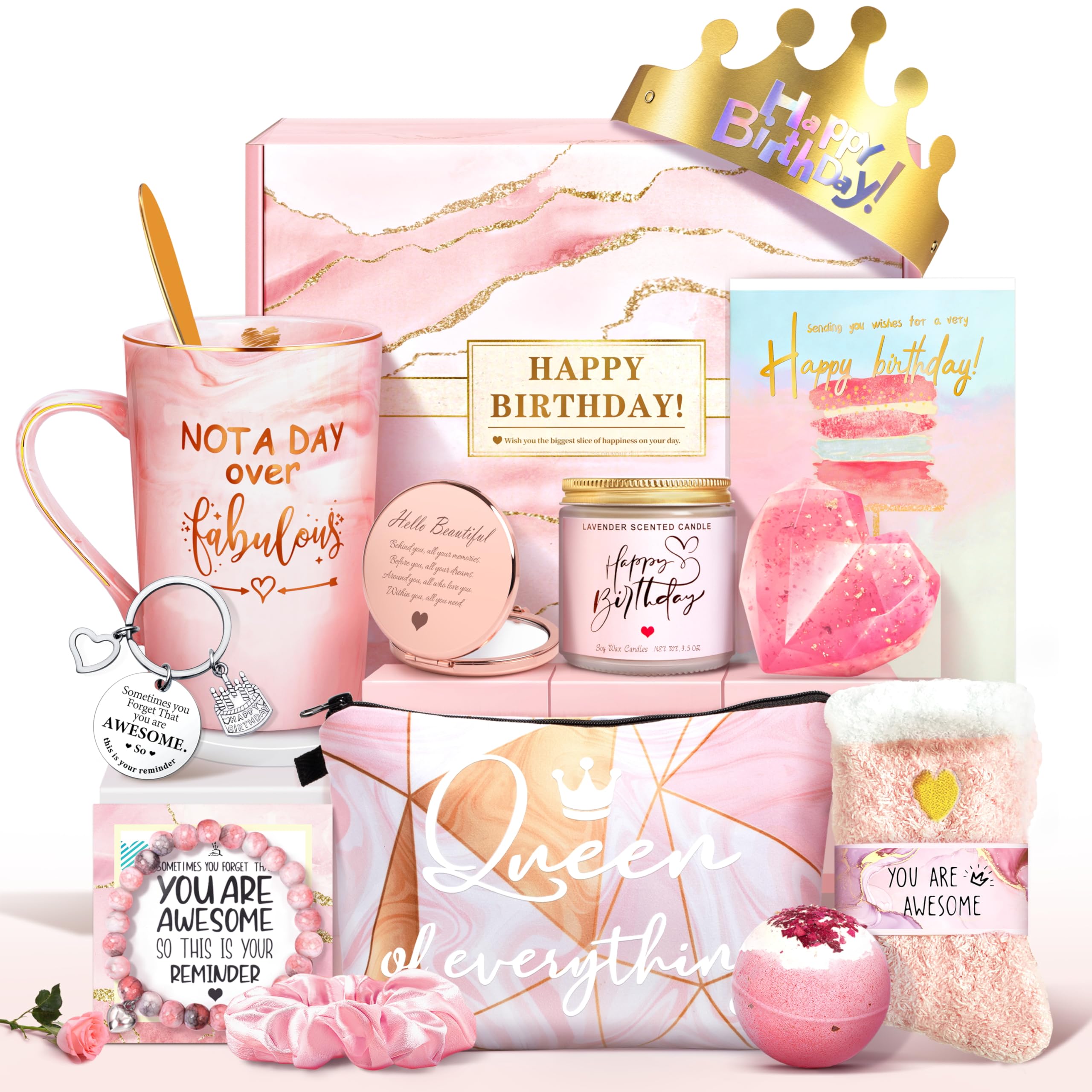 Jumway Not A Day Over Fabulous Mug - Birthday Gifts for Women - Funny Birthday Gift Ideas for Her, Friends, Coworkers, Her, Wife