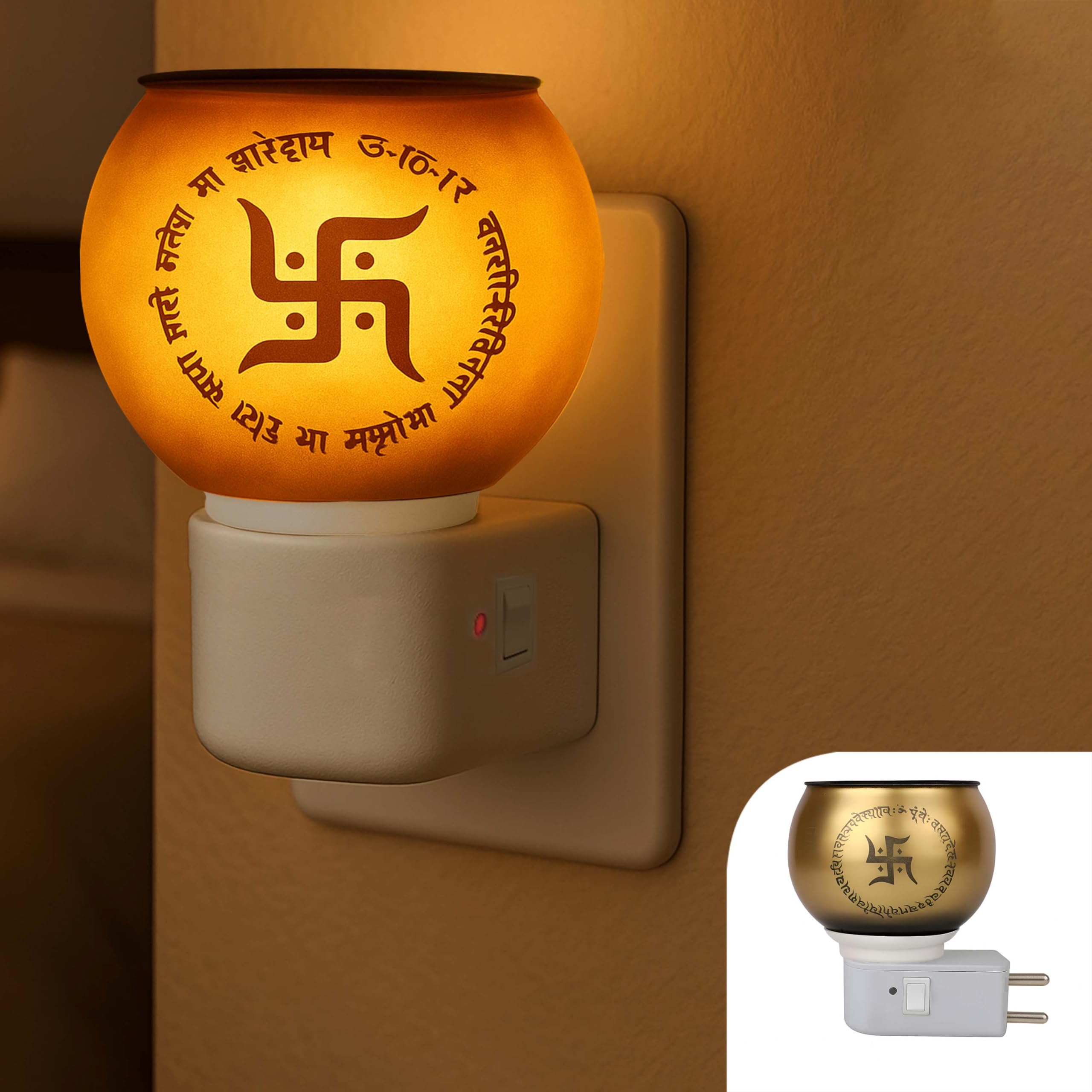 Fameadda Electrical Kapoor Dani/Camphor Diffuser Swastik Kapoor Dani Electric Burner/Multipurpose Incense Aroma Dhoop Dani Elect