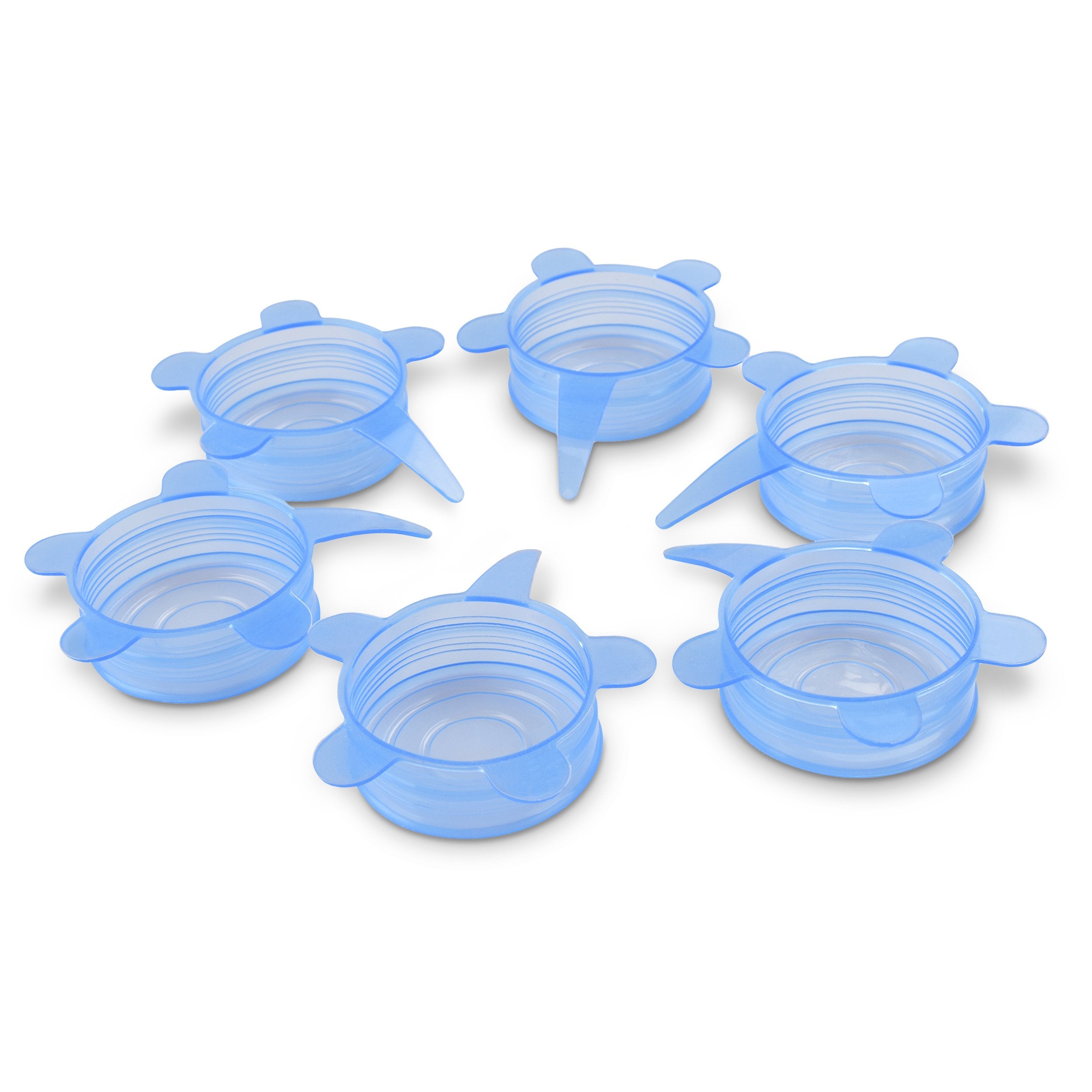 Orblue Silicone Stretch Lids 6-Pack Small For Fresh Food Storage - Seal In Flavors, Keep Food Fresh And Reduce Waste