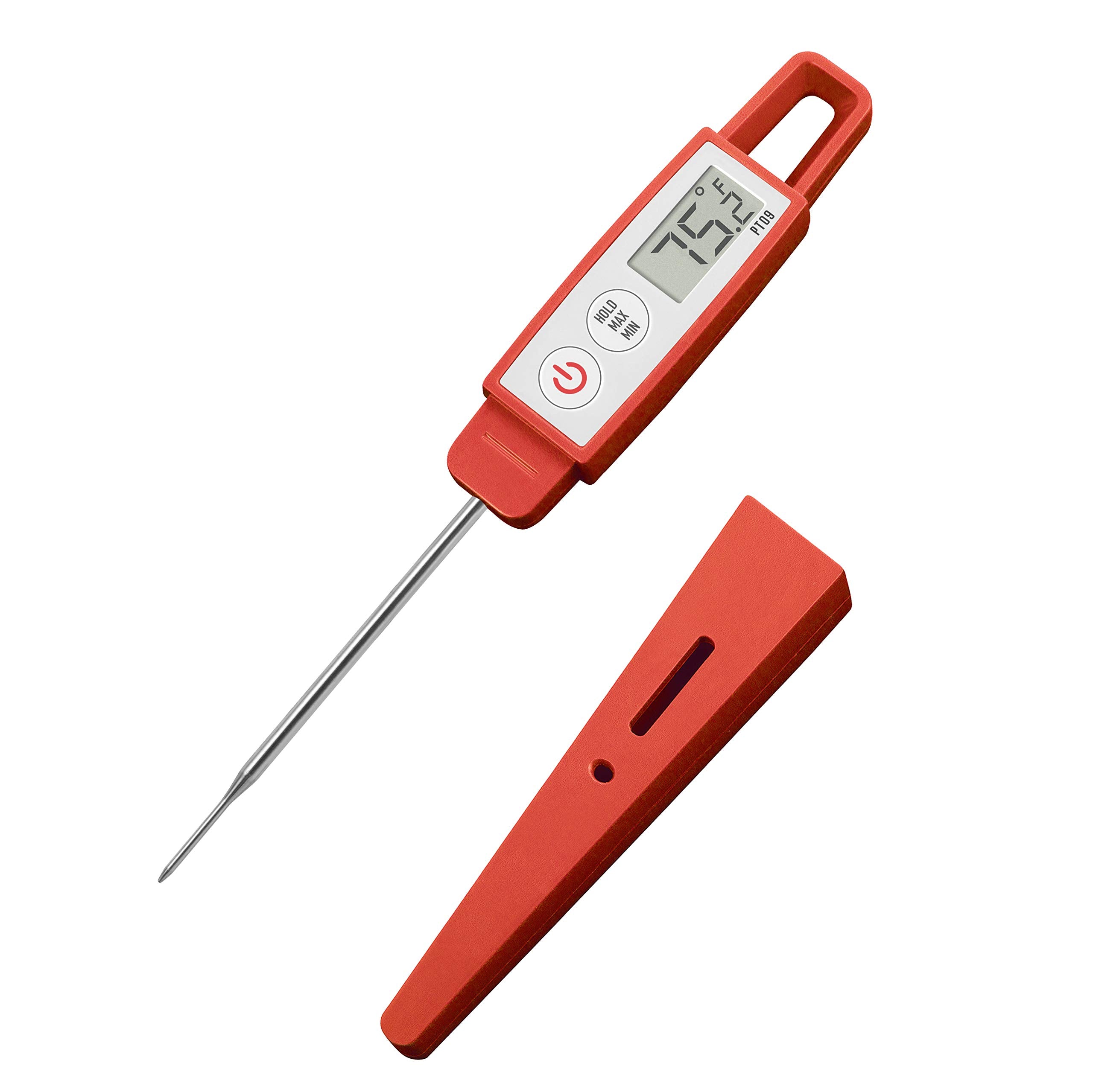 Lavatools PT09C Super-Quick Commercial Grade Digital Thermometer for Cooking, Meat, Candy, Candle, Liquid, Oil, 3 Compact Probe,