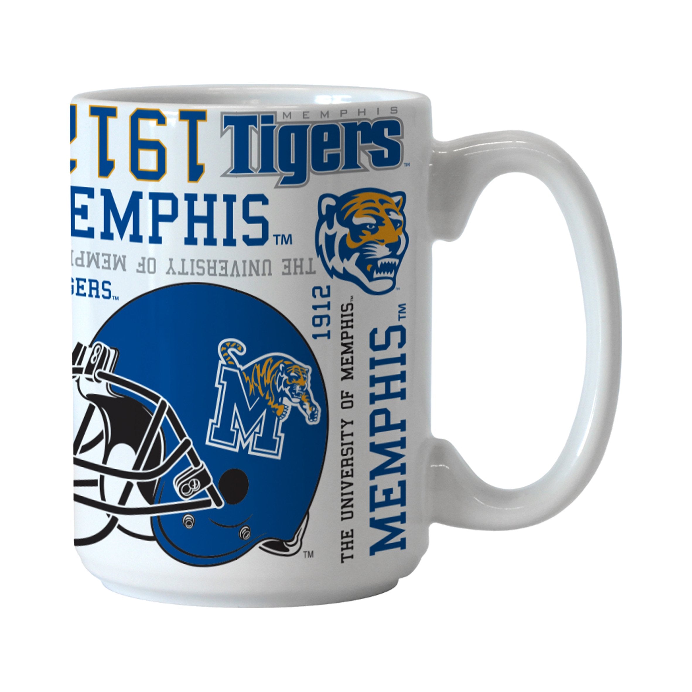 NCAA Memphis Tigers Spirit Mug, 15-ounce