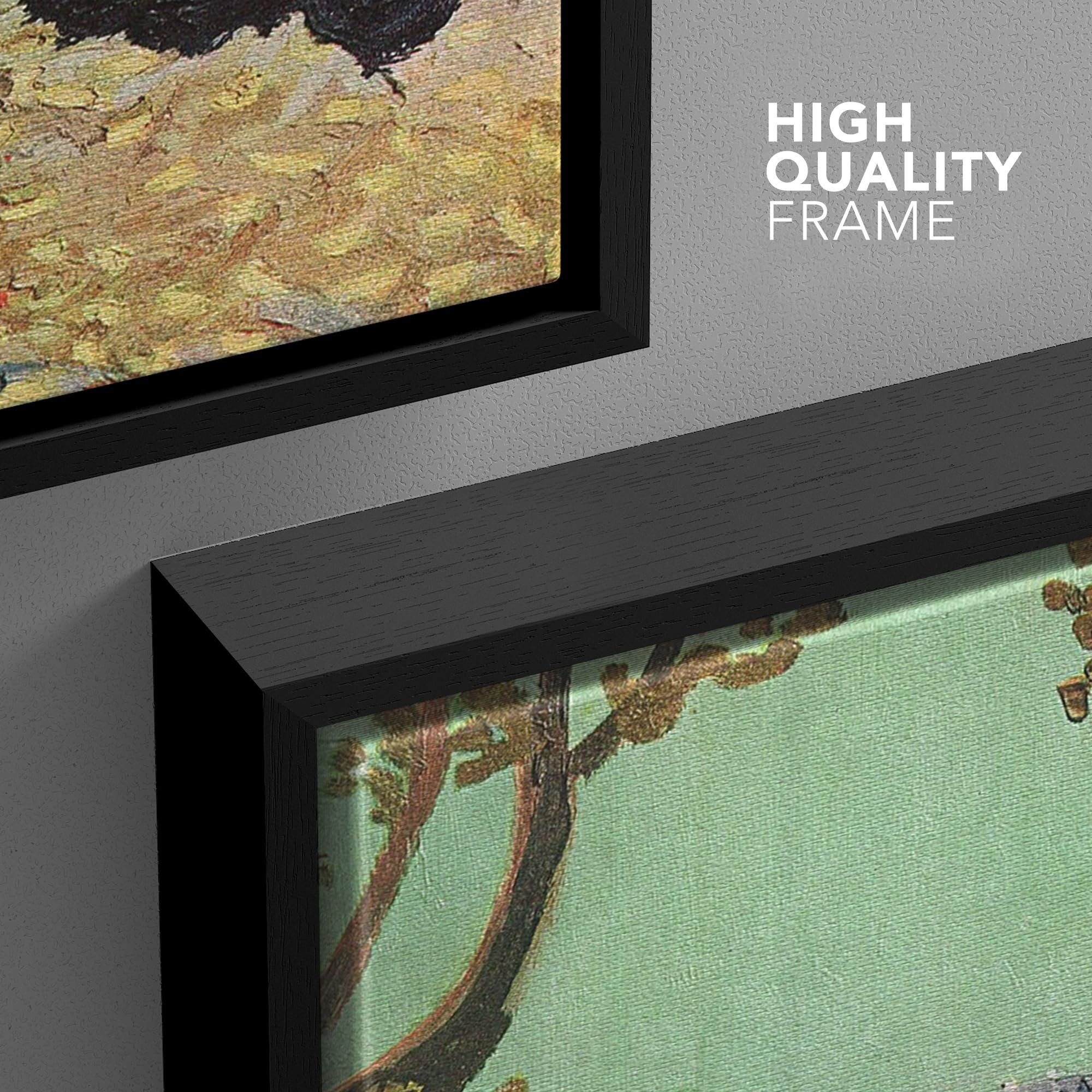 Wall26 Framed Canvas Print Wall Art Self Portrait Tarascon Road By Vincent Van Gogh Classic Historic Illustrations Fine Art Deco