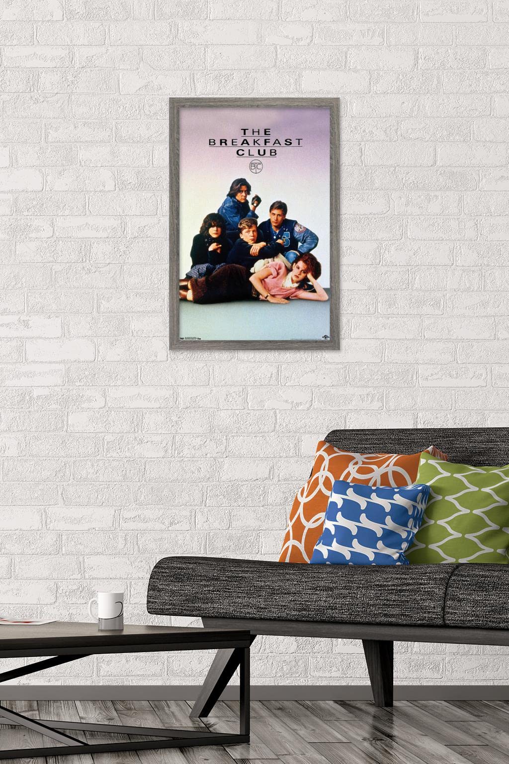 Trends International The Breakfast Club - One Sheet Wall Poster, 14.725'' X 22.375'', Barnwood Framed Version