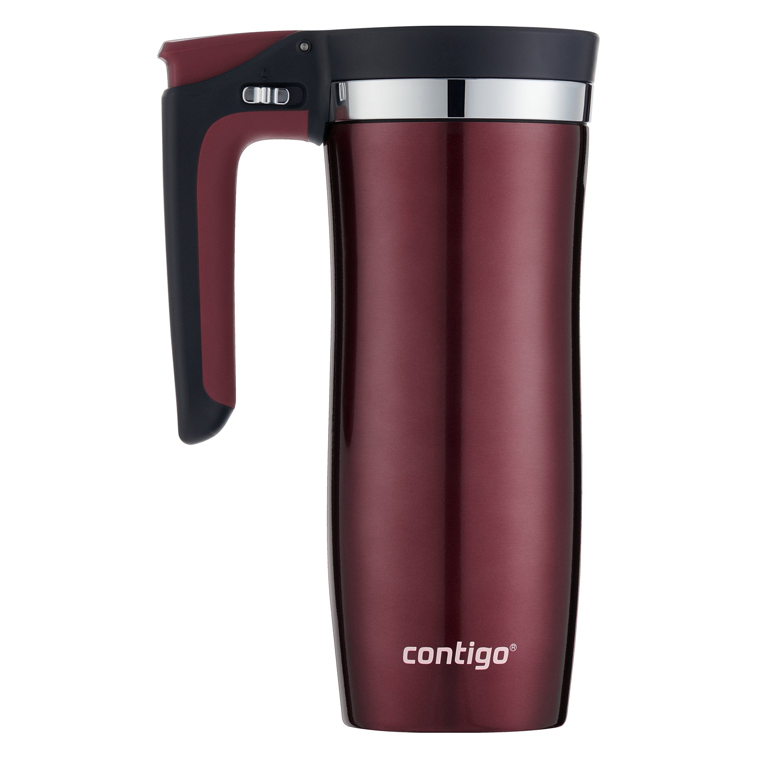 Contigo Handled Autoseal Stainless Steel Travel Mug With Easy-Clean Lid, 16Oz.