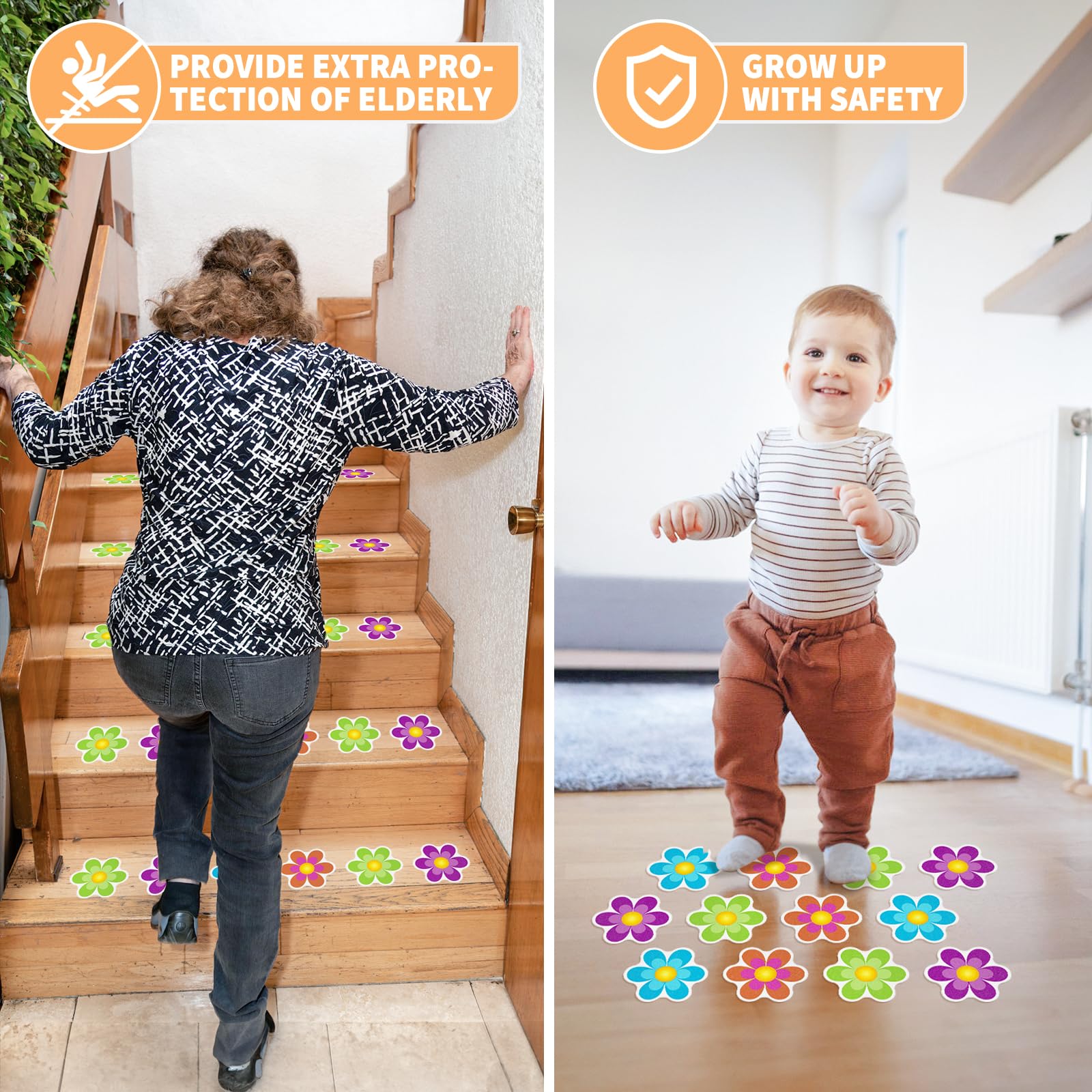 Non Slip Bathtub Stickers, 10 Pcs Shower Stickers For Safety Bathroom Tubs, Bathtub Non Slip Stickers And Adhesive Decals Scrape
