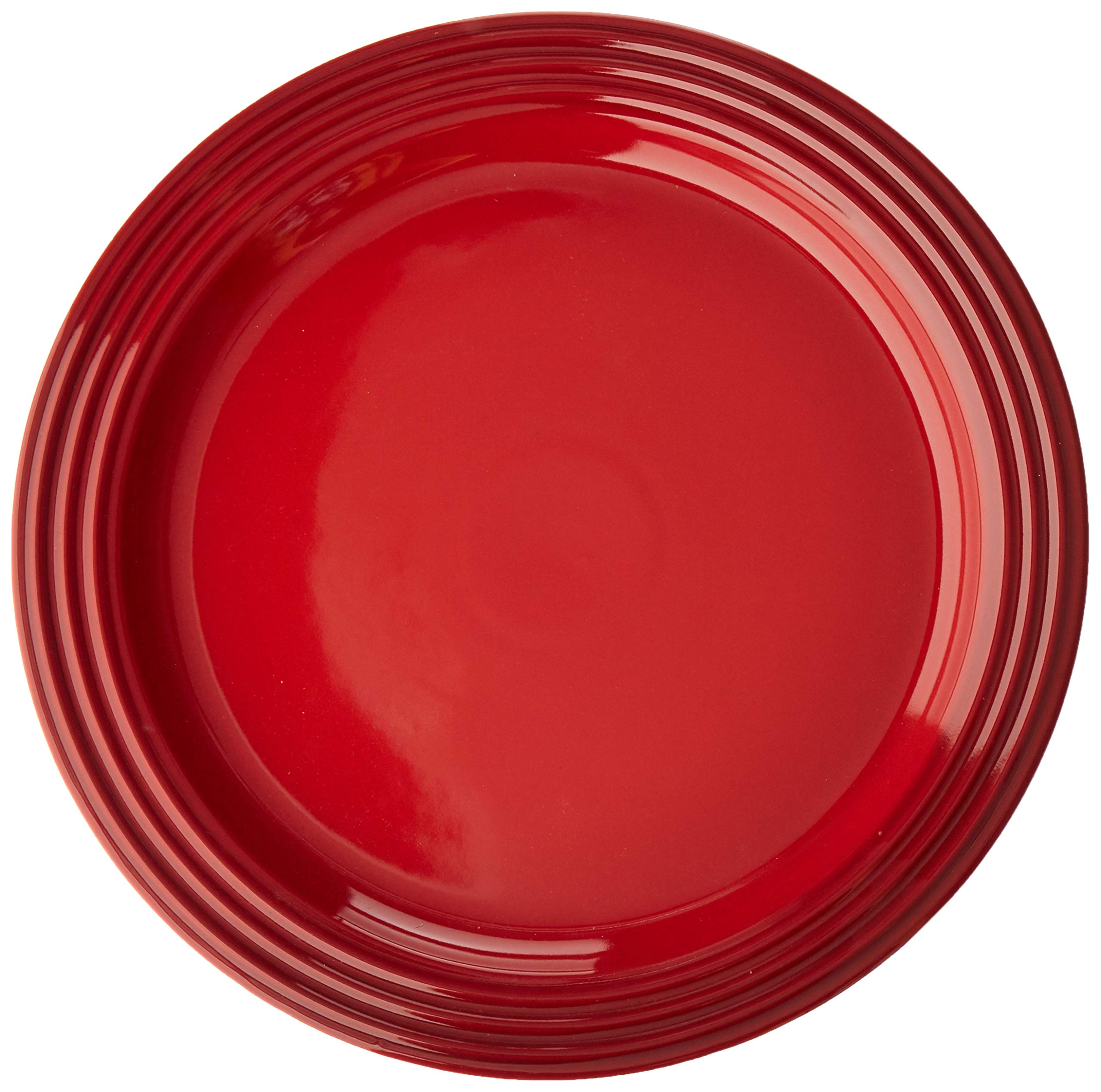 Le Creuset Stoneware Set Of 4 Dinner Plates, 10.5'' Each, Cerise