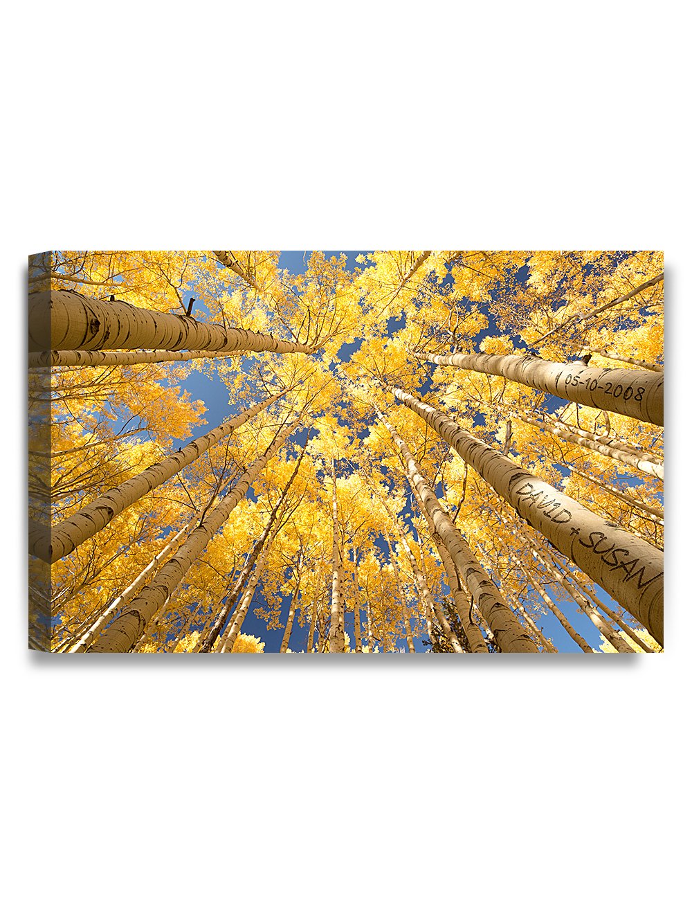 Ipic - Fall In Love, Personalized Artwork With Names And Date On, Customized Gift For Anniversary,Wedding,Birthday And Holidays.