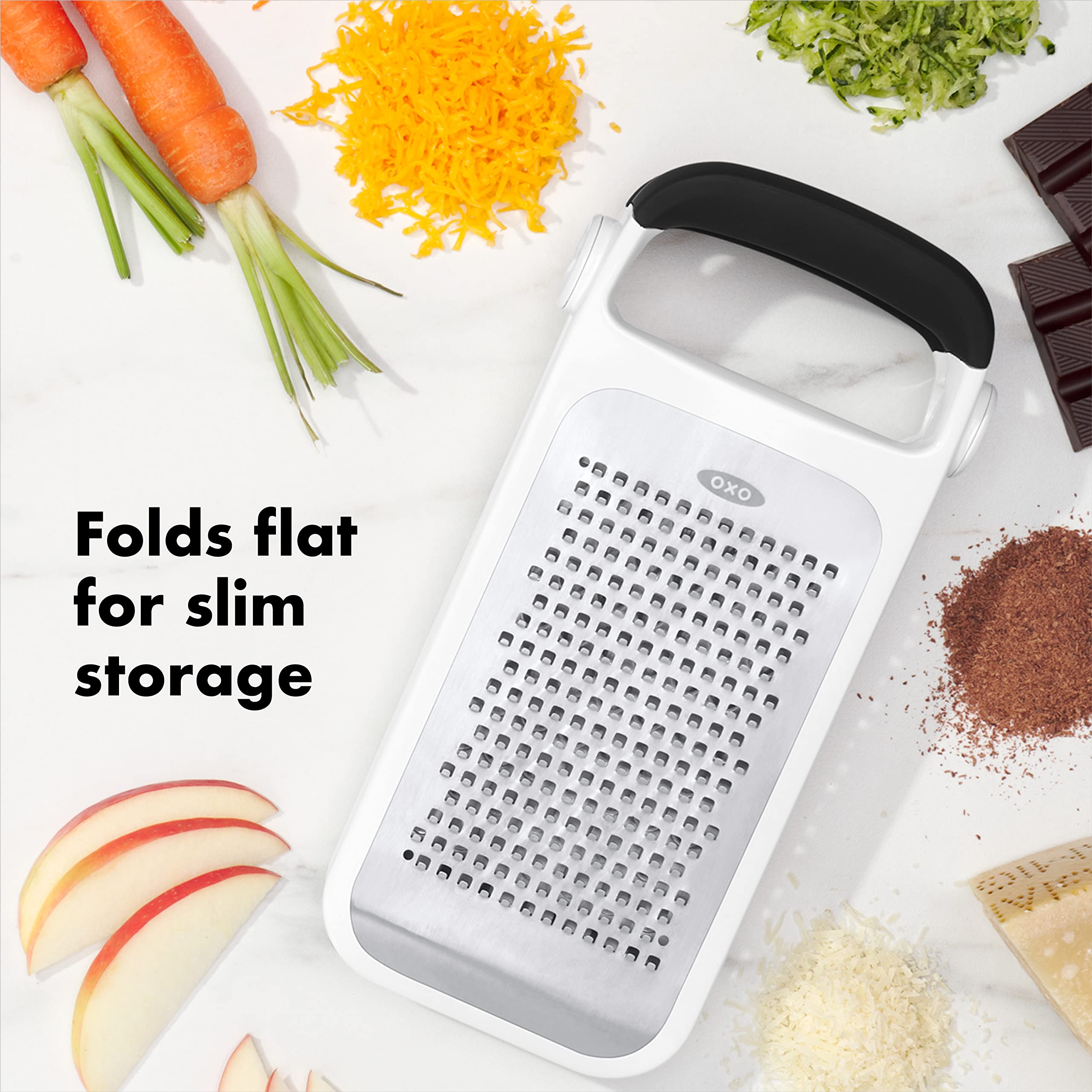 Oxo Good Grips Etched Two-Fold Grater,Steel,One Size