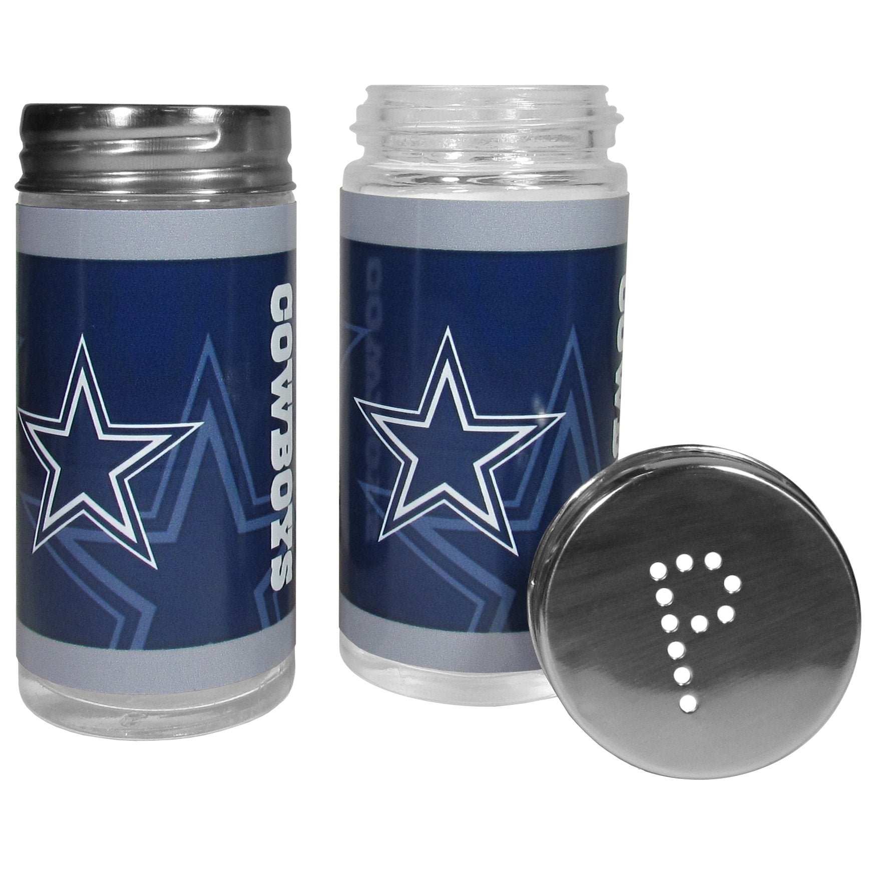 Siskiyou Sports Nfl Dallas Cowboys Salt & Pepper Shakers, Blue,