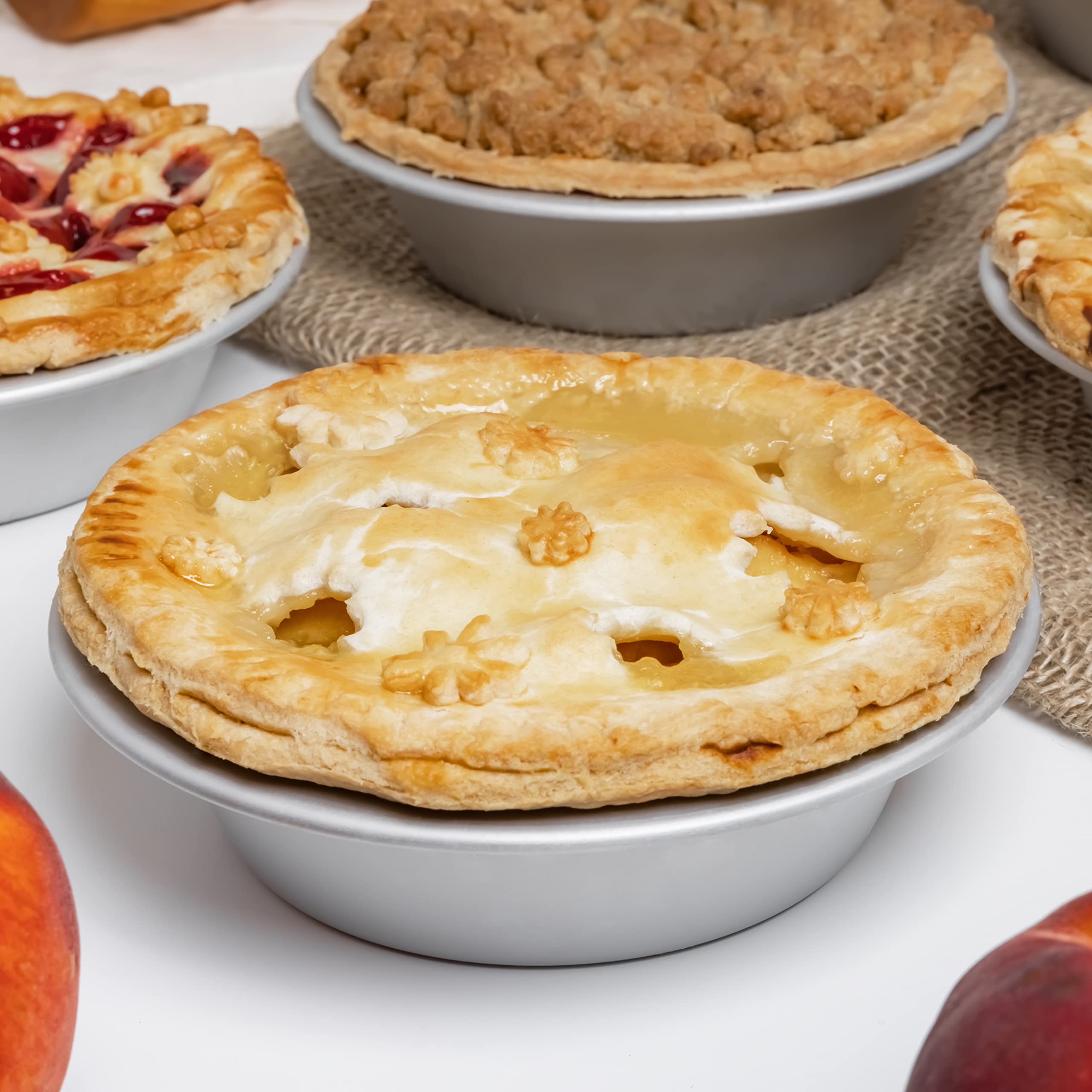 Fat Daddio'S Pie-10 Anodized Aluminum Pie Pan, 10 X 1.5 Inch