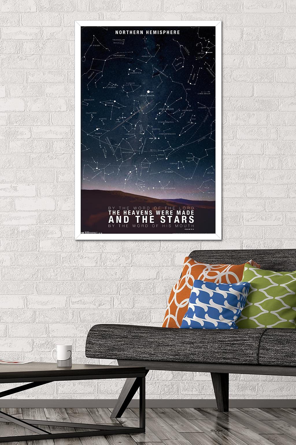 Trends International The Stars Wall Poster, 22.37'' X 34.00'', White Framed Version
