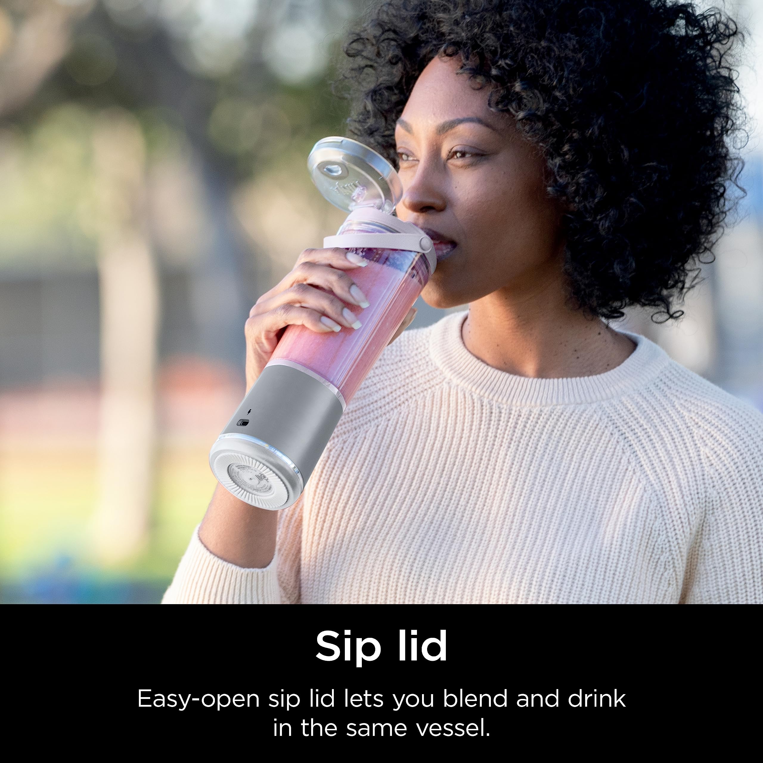 Ninja Bc151Wh Blast Portable Blender, Cordless, 18Oz. Vessel, Personal Blender-For Shakes & Smoothies, Bpa Free, Leakproof-Lid &