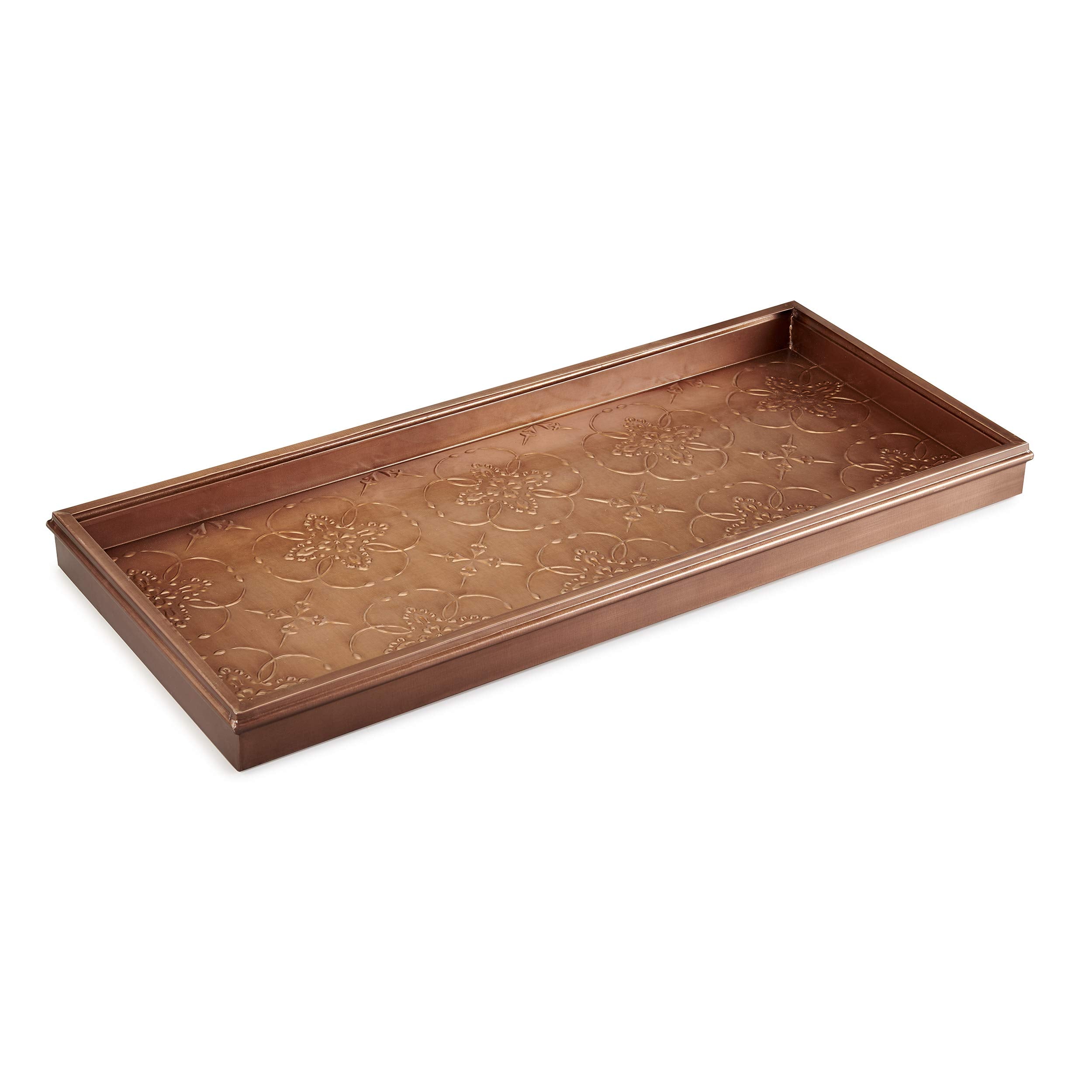 Good Directions 204Vb Medallions Tray, Plants, Pet Bowls, And More Boots, Shoes, Storage, And More, Copper Large