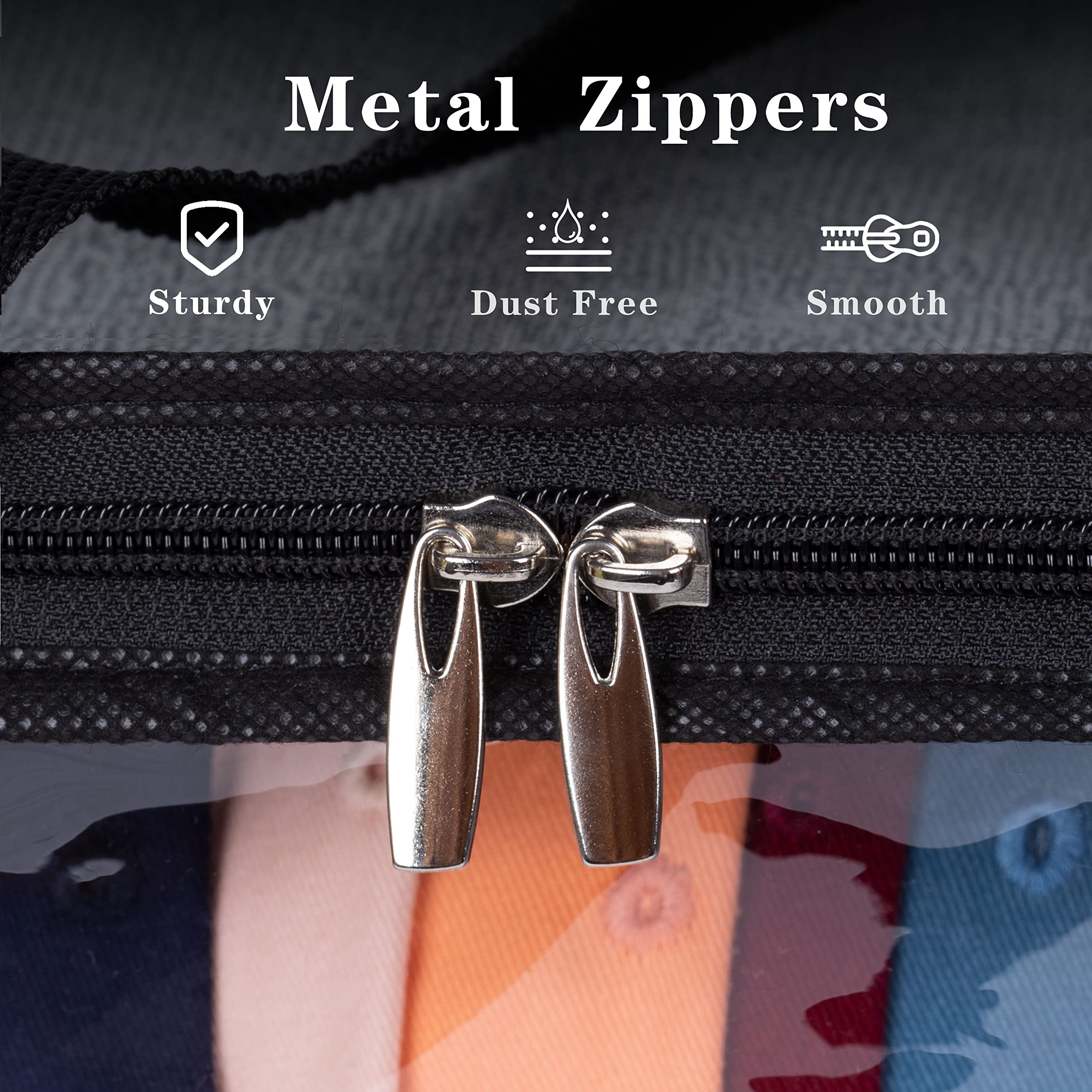 Keetdy Hat Organizer For Baseball Caps Holder Large Hat Storage Bag Rack With Double Carry Handles And Zipper Closure, Grey