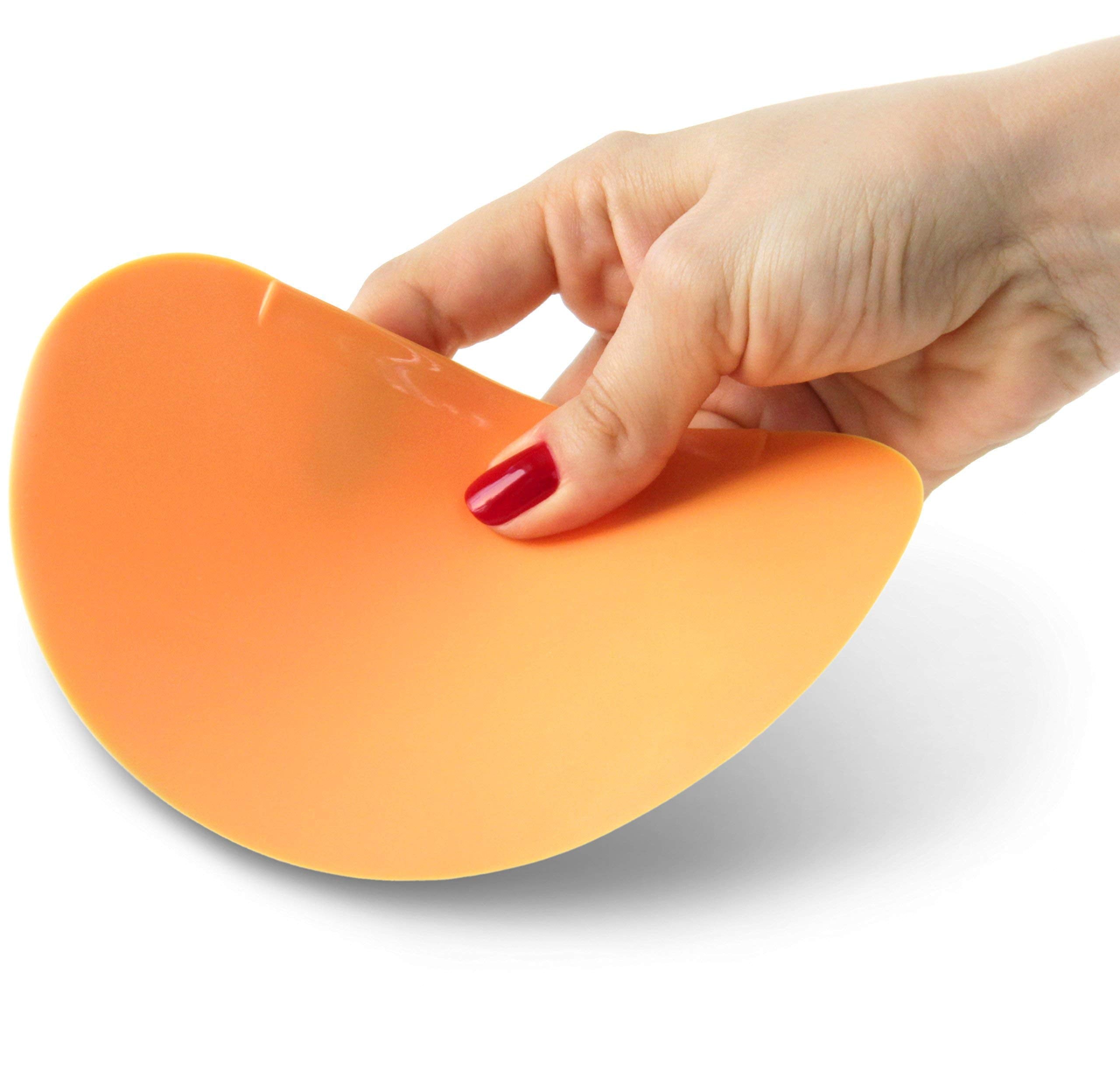 Indigo True Flexible Bowl Scraper - 1 Pc | Curved For Shaping Bread Or Pastry Dough | Conforms To Any Mixing Bowl | Round Contou