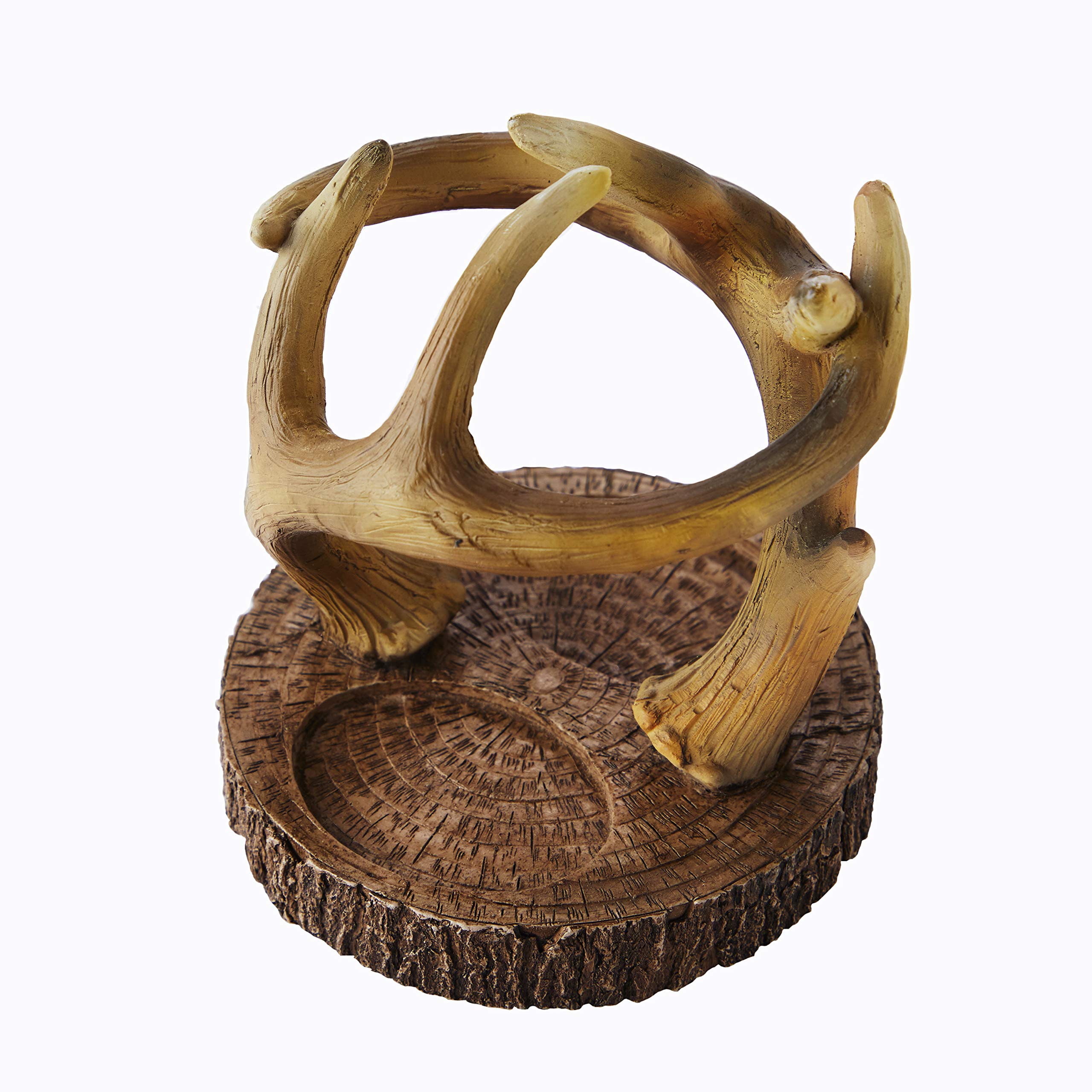 Skl Home Yellowstone Home On The Range Toothbrush Holder, 4.77'' X 4.03'' X 4.03'', Brown