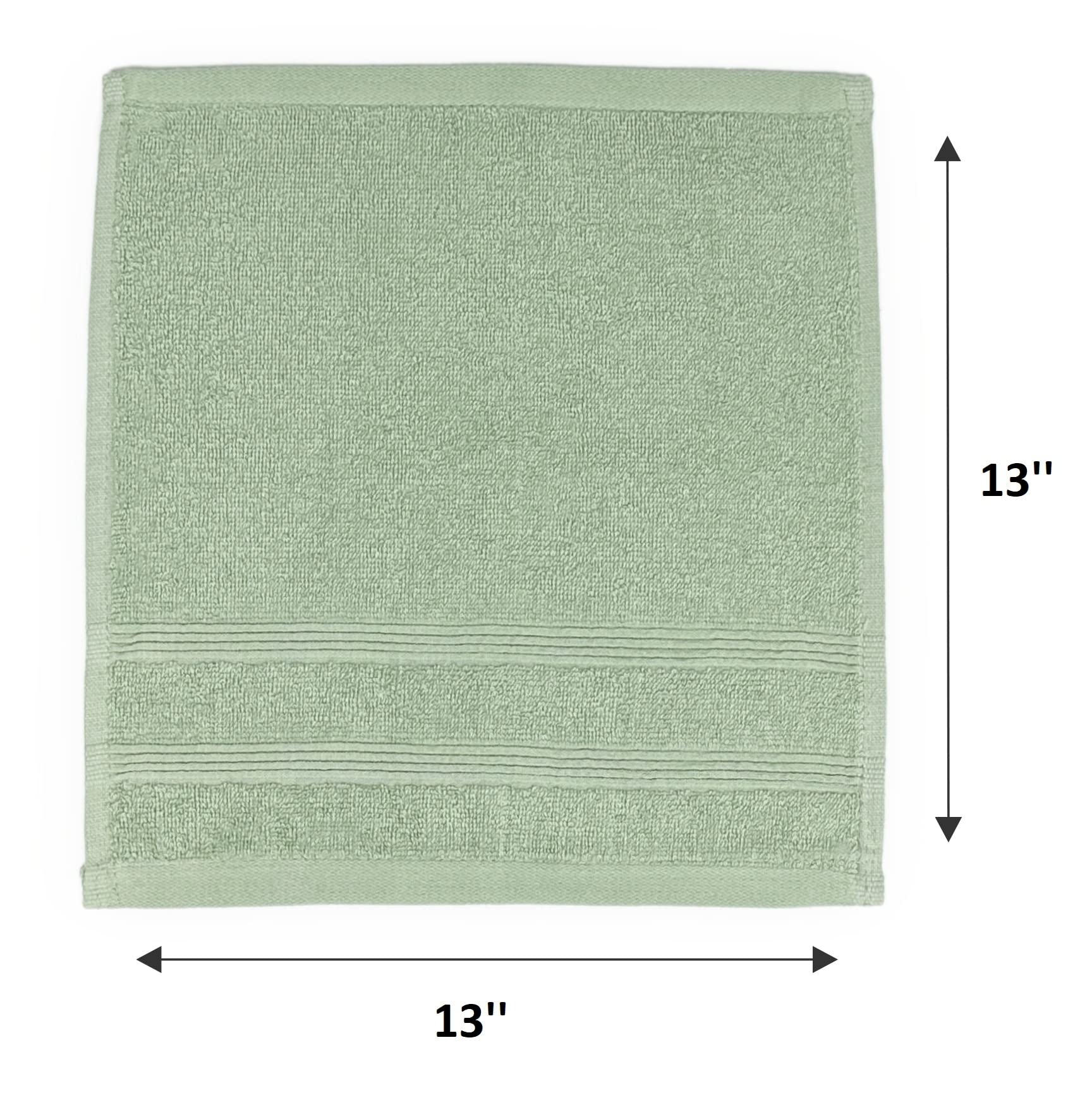 Kaufman - Premium Washcloth Set Of 144 (13X13 Inches) 100% Cotton Ring Spun, Highly Absorbent, Durable And Ultra Soft Feel Wash