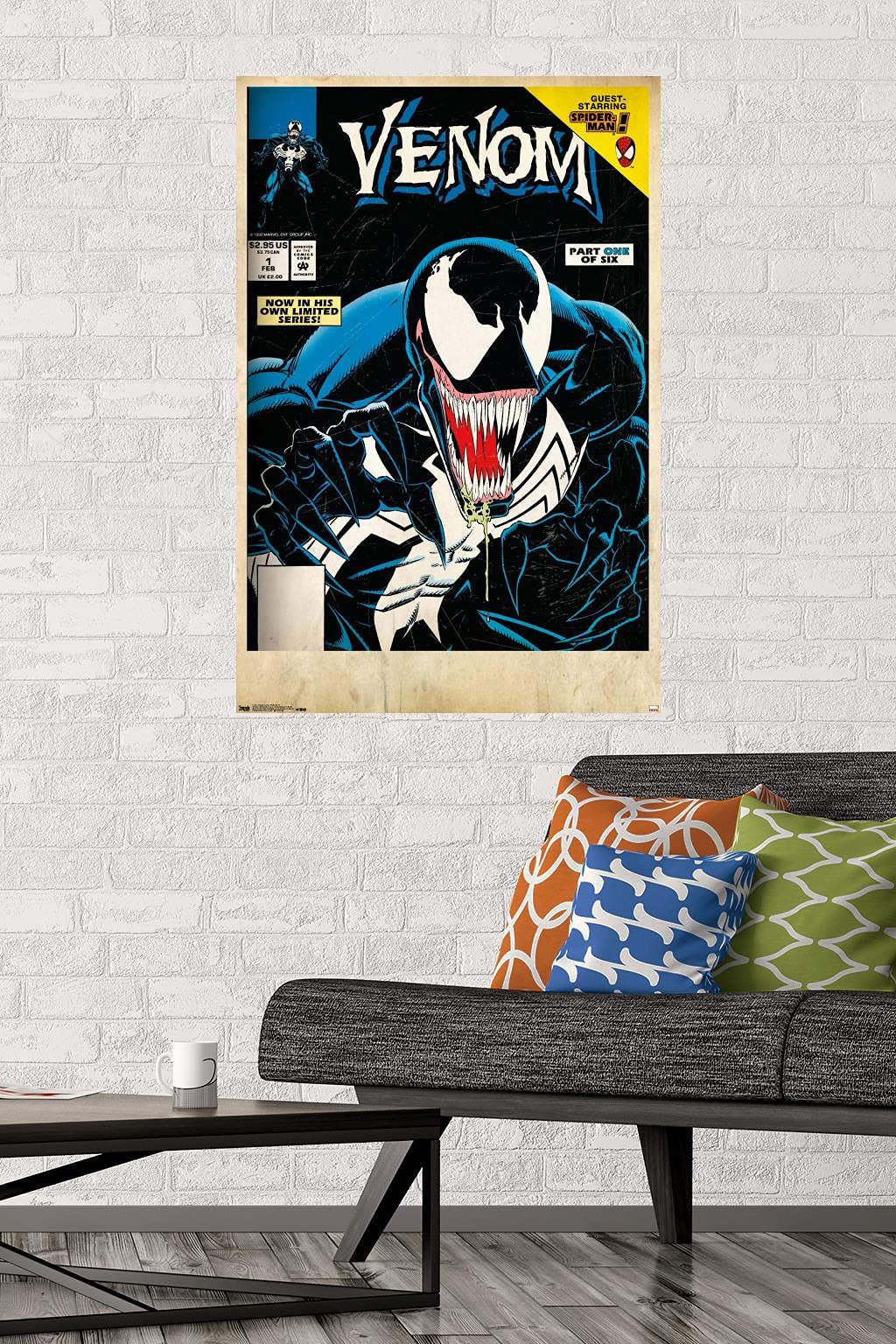 Trends International Marvel Comics - Venom - Lethal Protector Cover #1 Wall Poster, 22.375'' X 34'', Premium Unframed Version