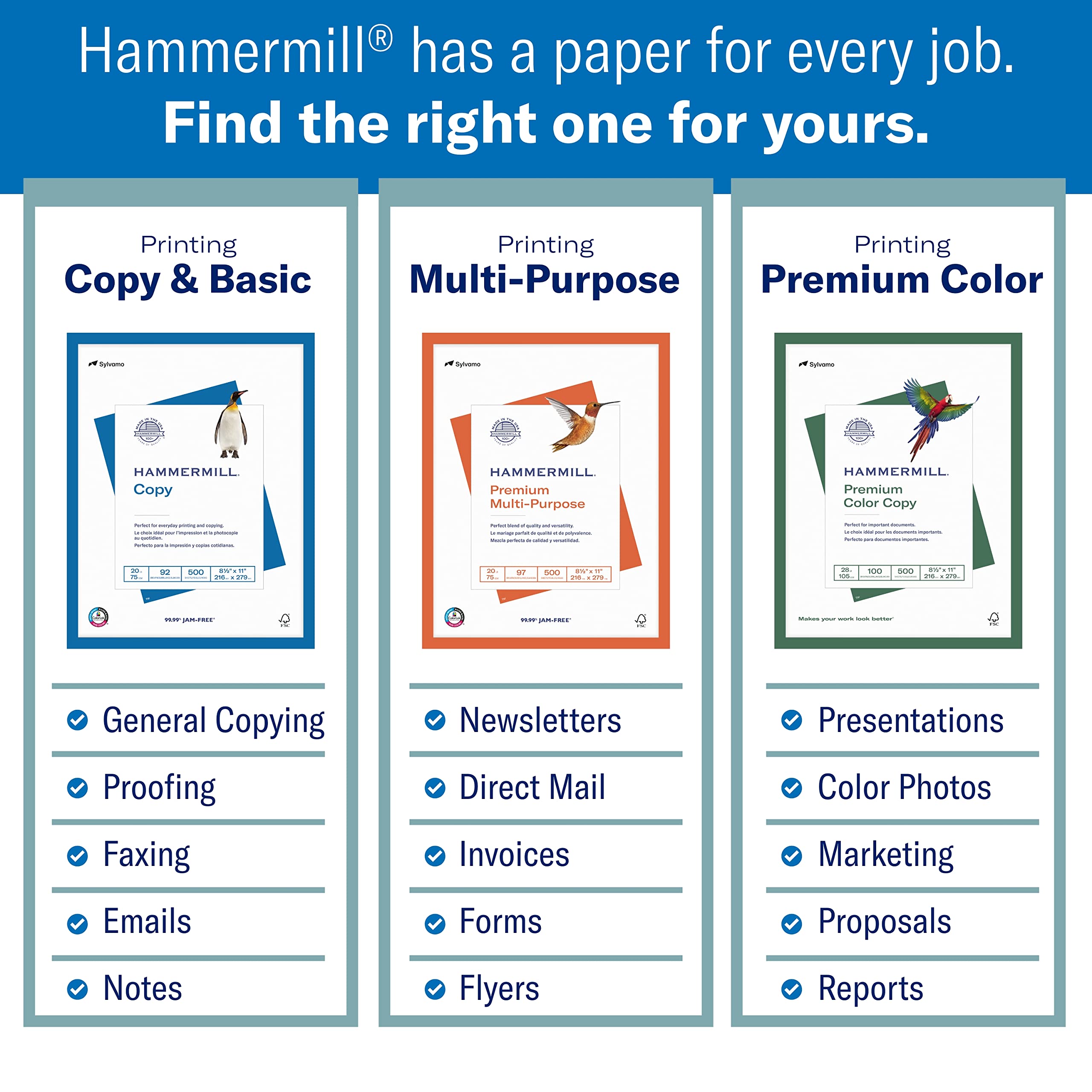 Hammermill Printer Paper, Premium Laser Print 32 Lb, 11 X 17 - 1 Ream (500 Sheets) - 98 Bright, Made In The Usa, 104653R