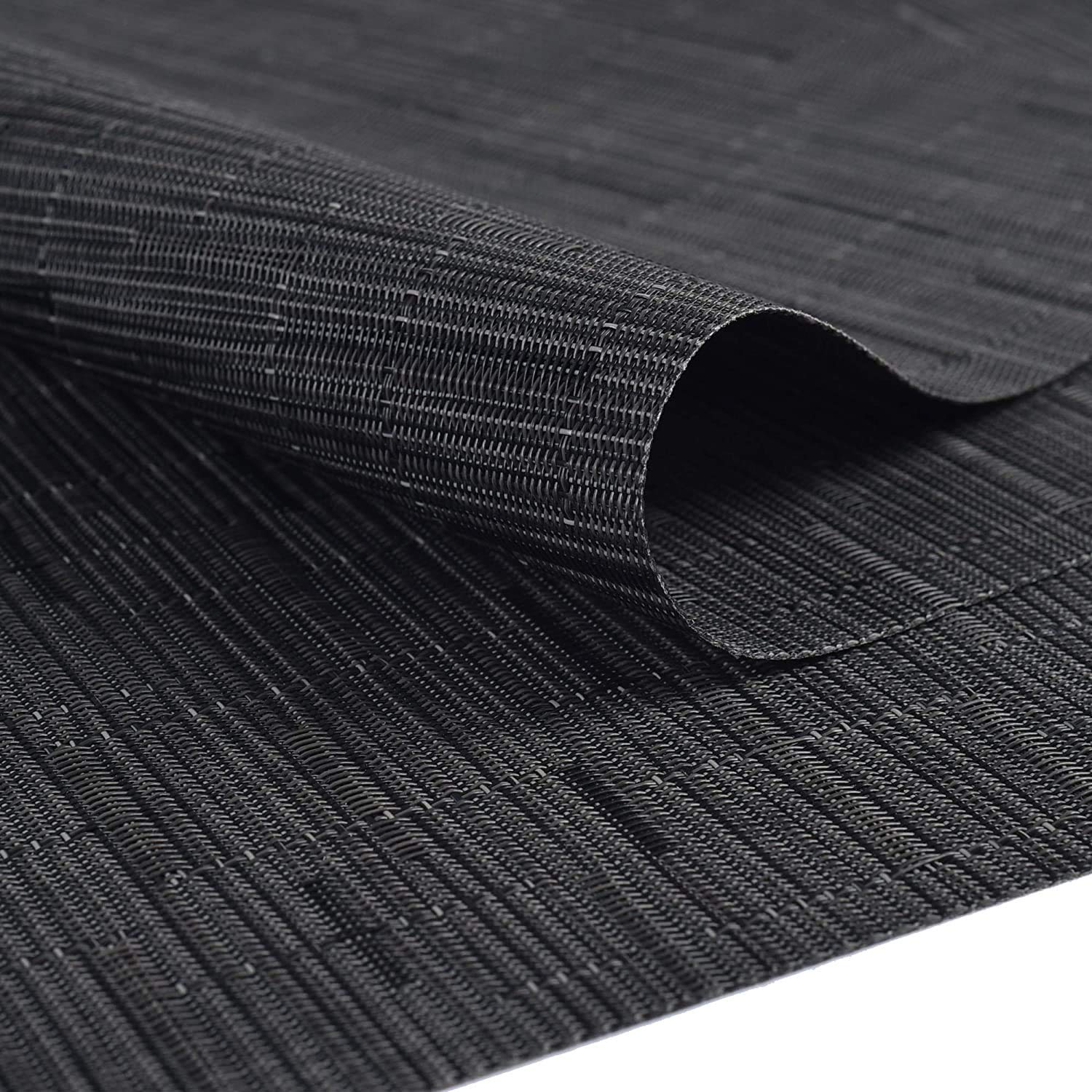 Shacos Woven Vinyl Table Runner 12X54 Inch Indoor Outdoor Table Runner Mats Wipe Clean Table Runners For Dining Table Coffee Tab