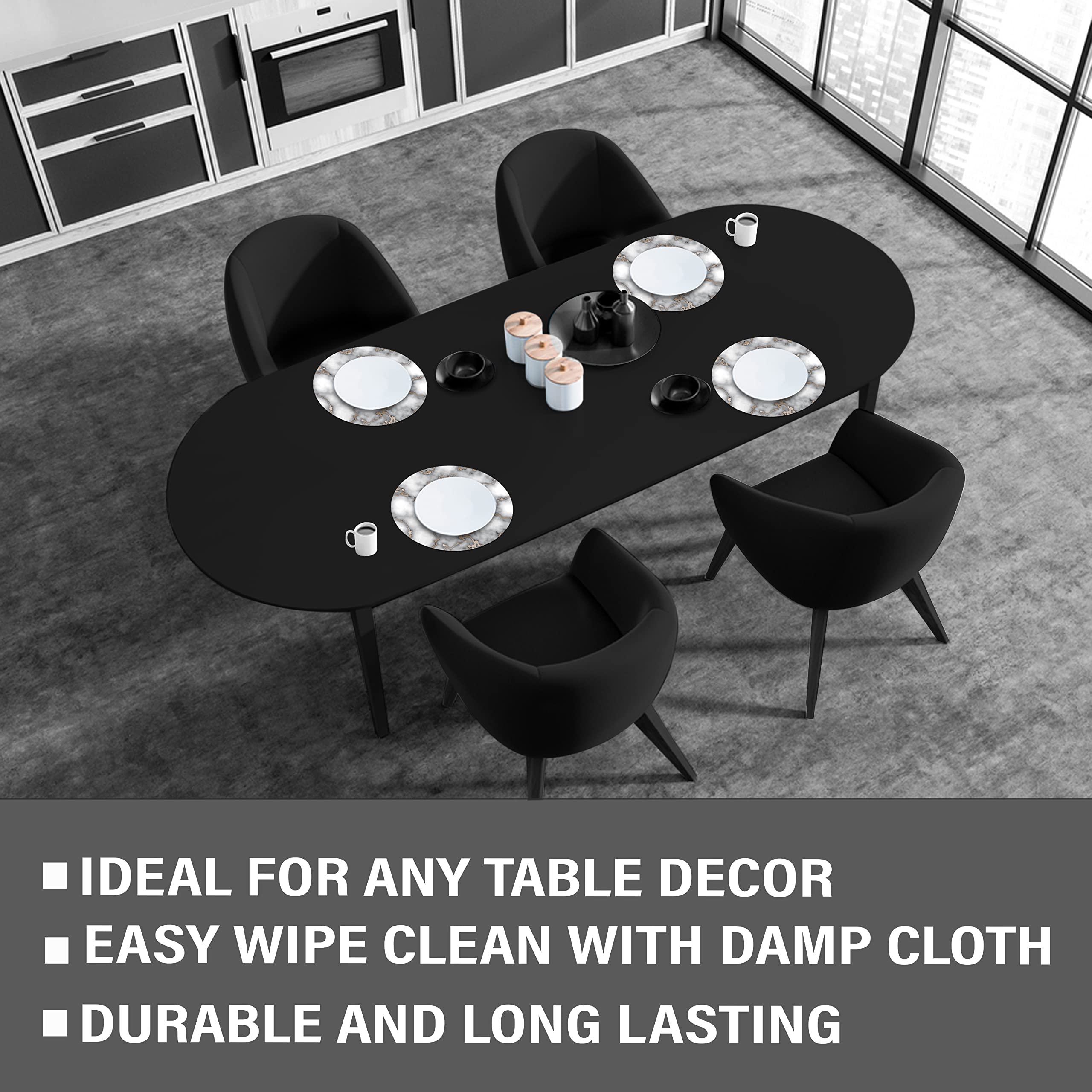 Placemats Dining Table Place Mats, Kitchen Mat Placemats Table Decor Placemats For Kitchen Table Washable Heat Resistant Dining