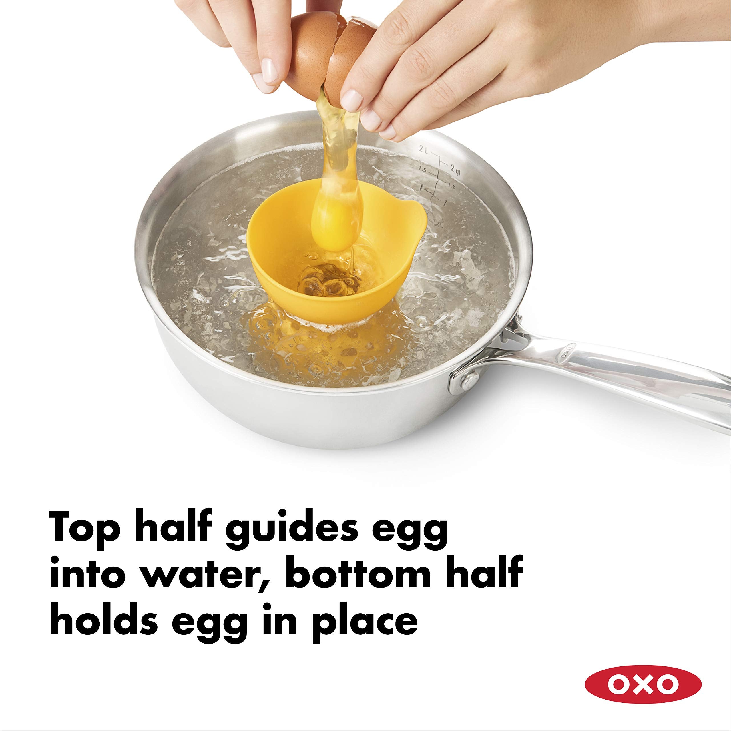 Oxo Good Grips Silicone Egg Poachers (Set Of 2),Yellow