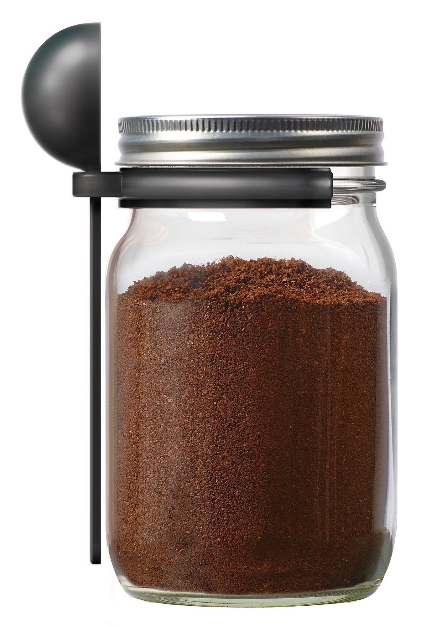 Jarware Coffee Spoon Clip For Wide Mouth Mason Jars, 6''