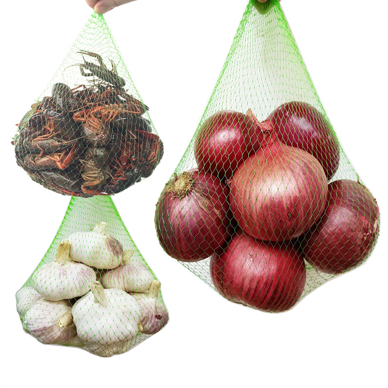 STAYWILD 100 PCS Onion Potato Garlic Storage Bag20 Inch Seafood Boil Bags