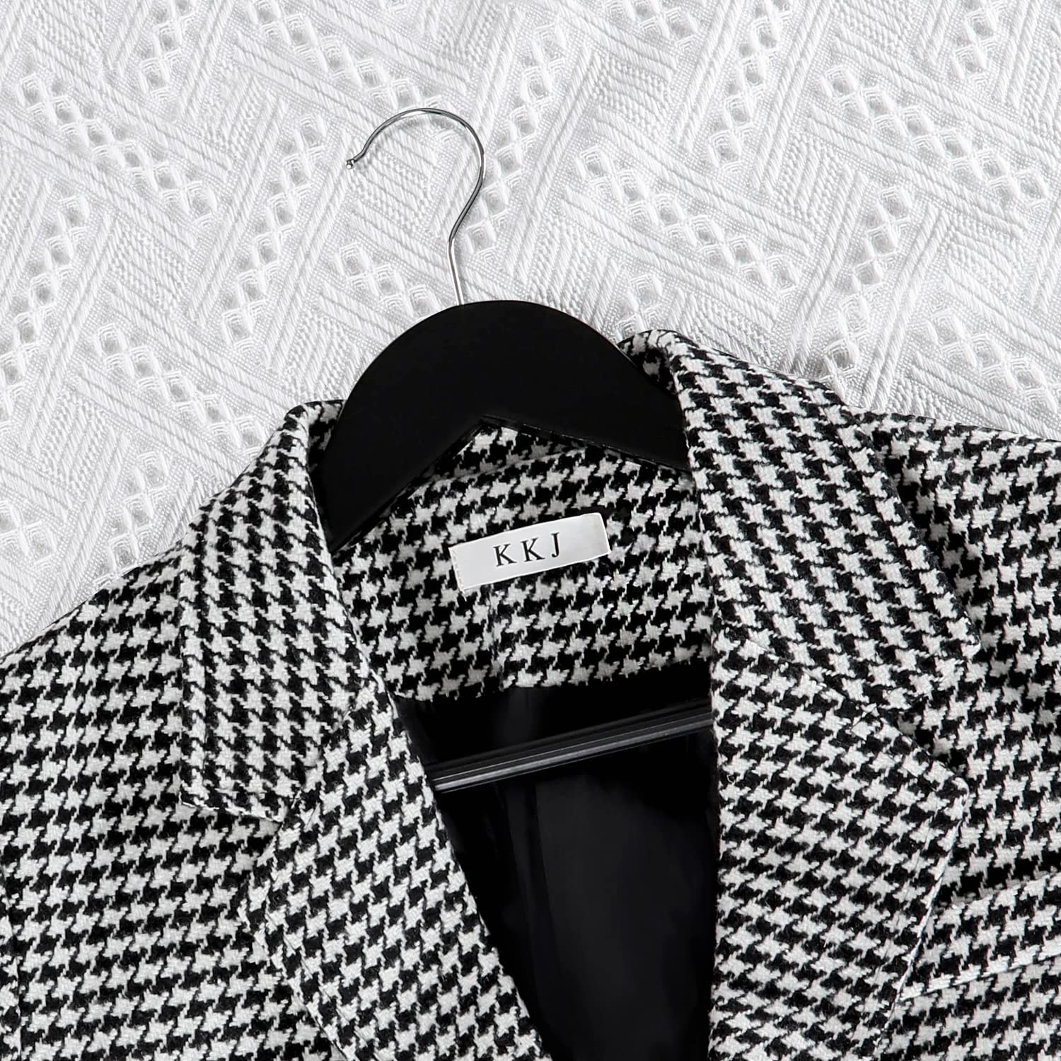 Topia Hanger Wooden Hangers 20 Pack, Black Wood Coat Hangers For Closet With Non-Slip Pants Bar, 360 Swivel Hook And Shoulder No