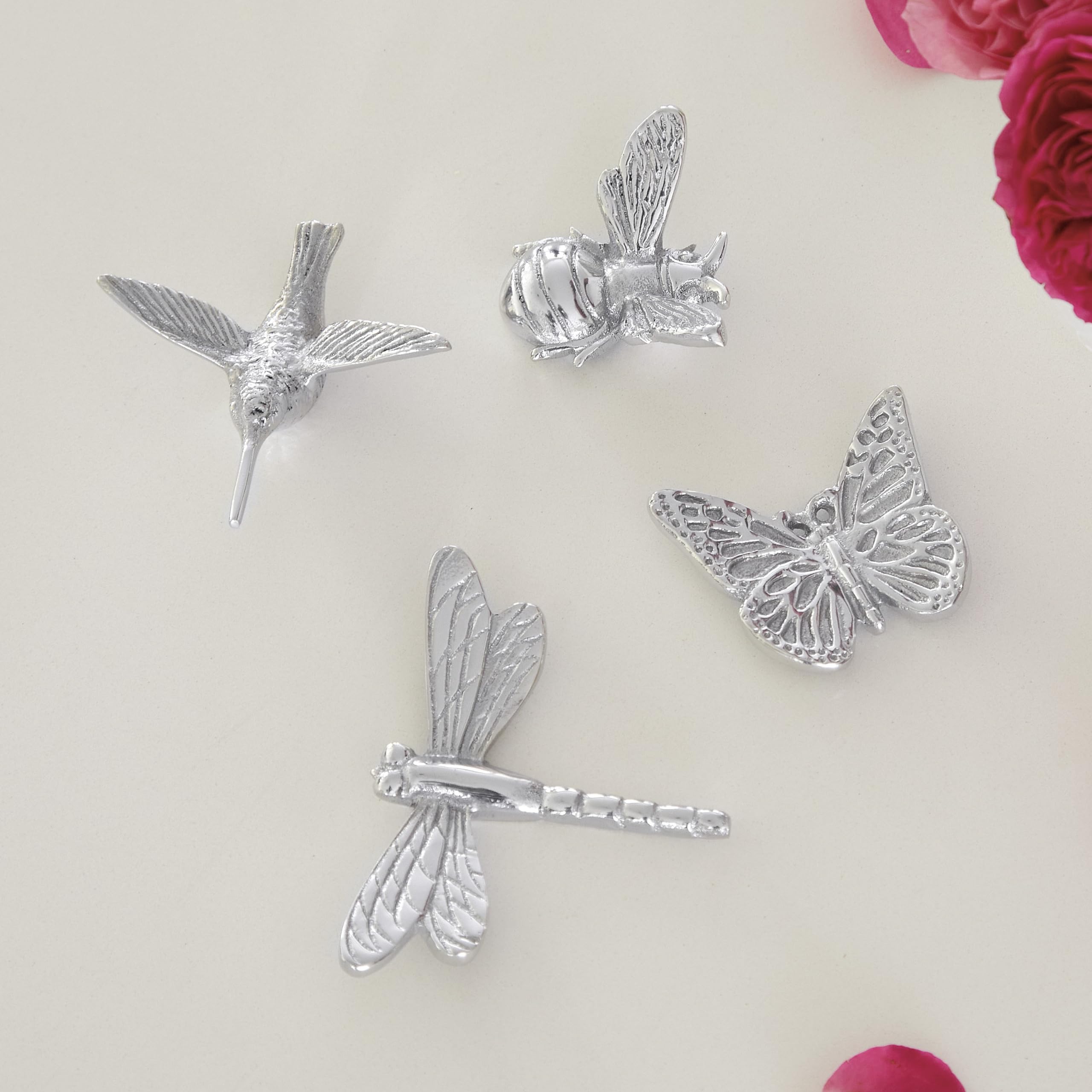 Mariposa Hummingbird Napkin Weight Silver Small