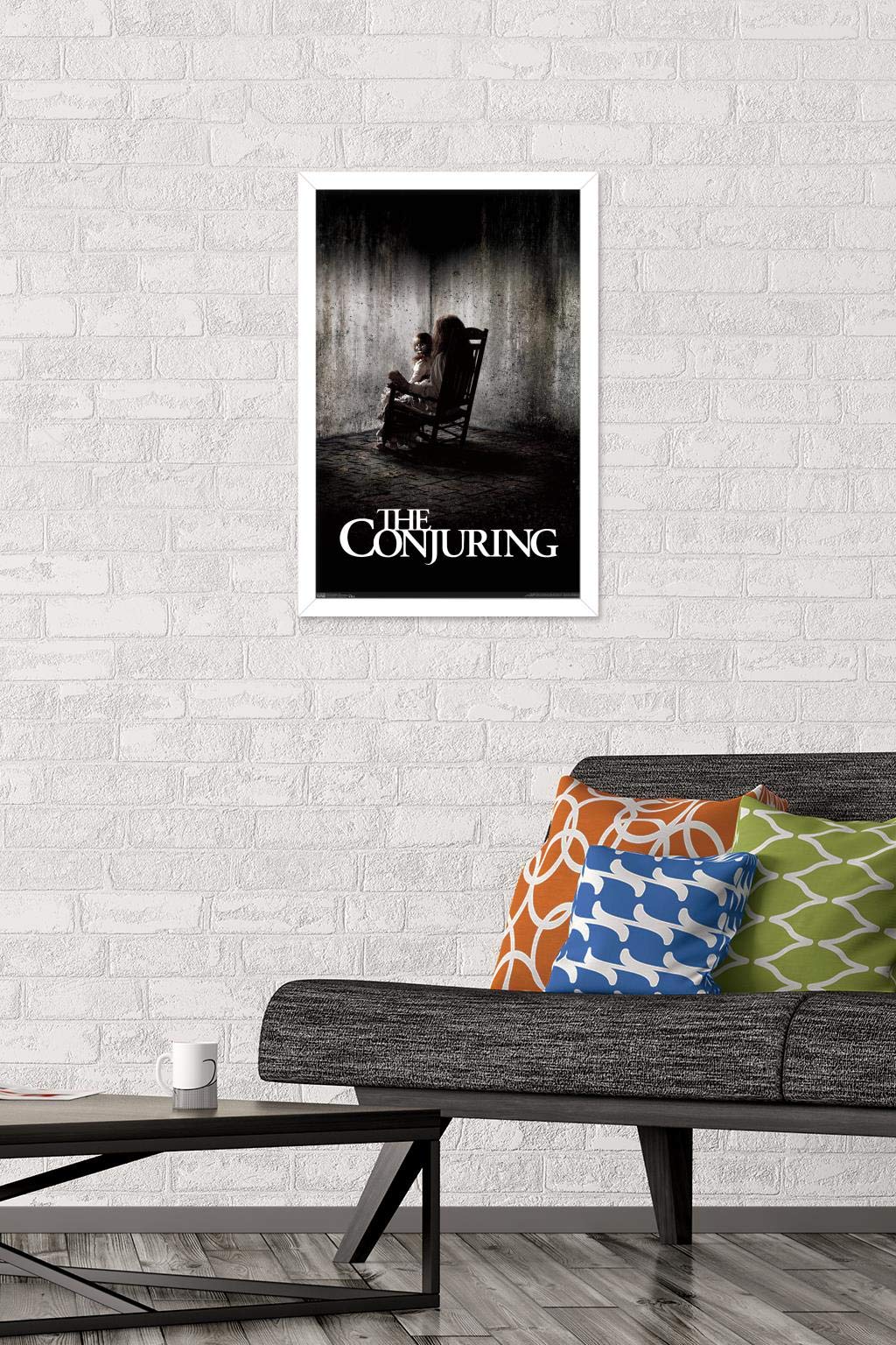 Trends International The Conjuring - Chair Wall Poster, 14.725'' X 22.375'', White Framed Version