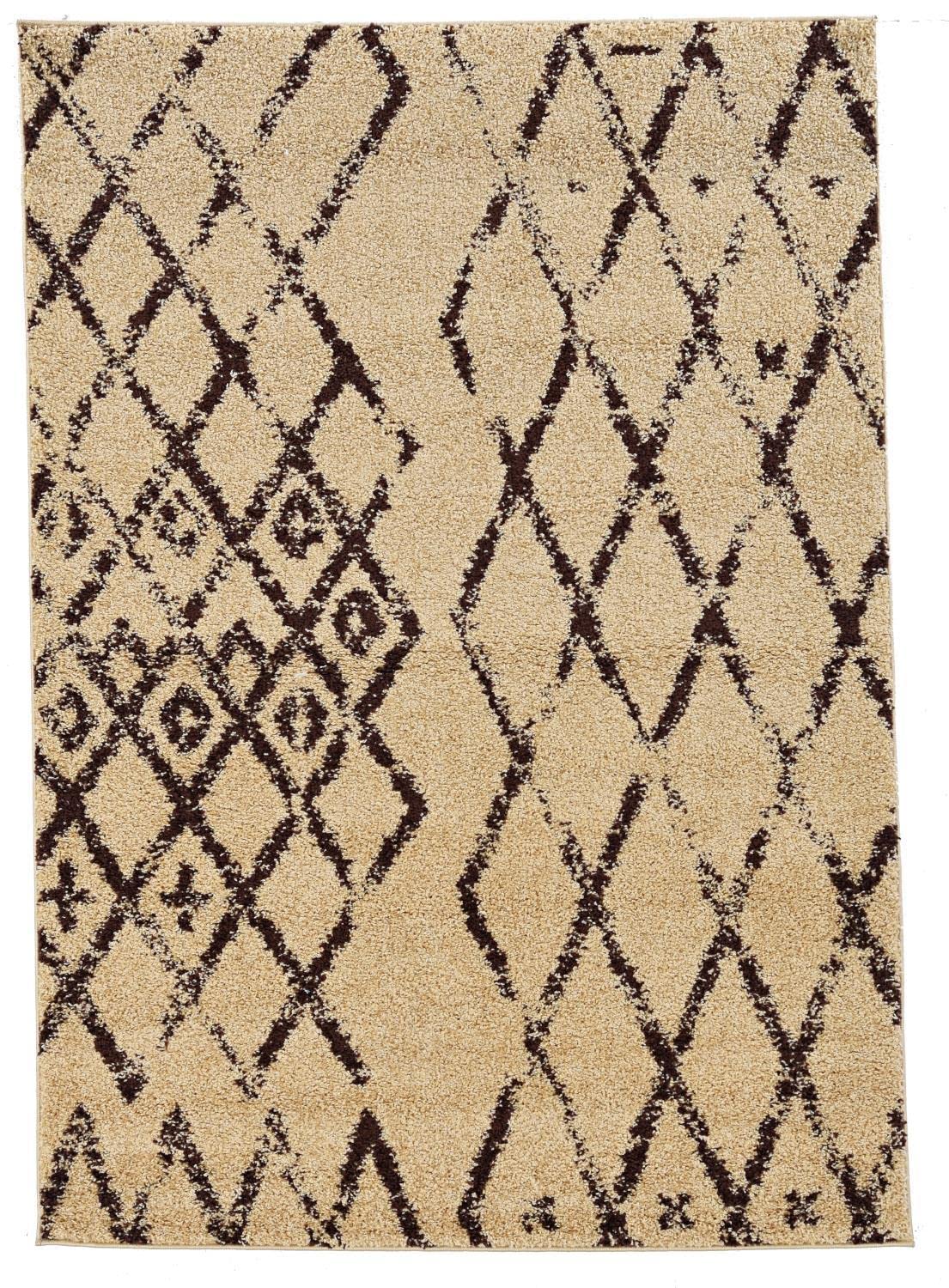Moroccan Marrakes Camel & Brown 8x10, Rug