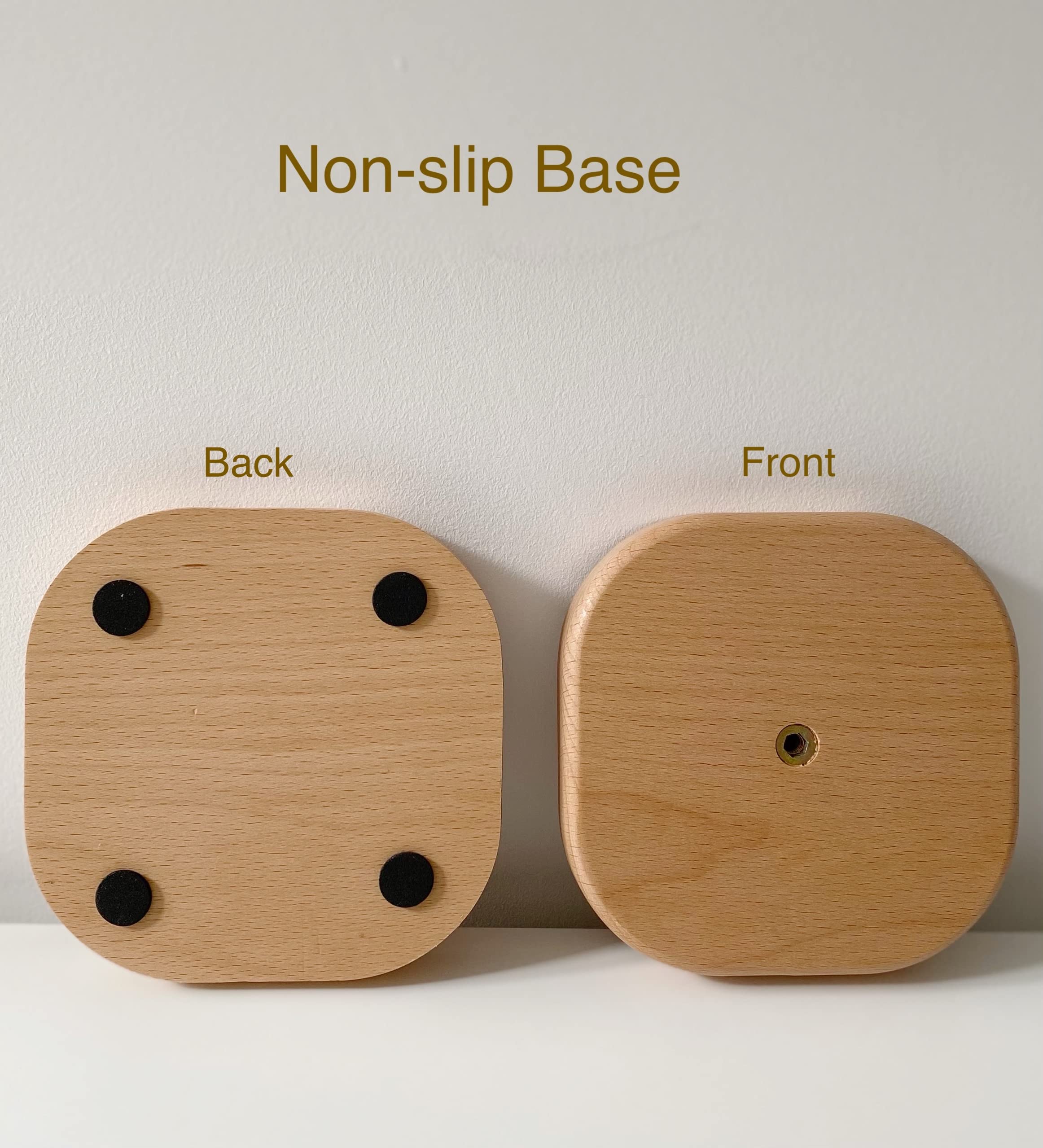 Paper Towel Holder, Wooden Kitchen Roll Stand Organizer Free Standing, Housewarming Gift Present For Friends