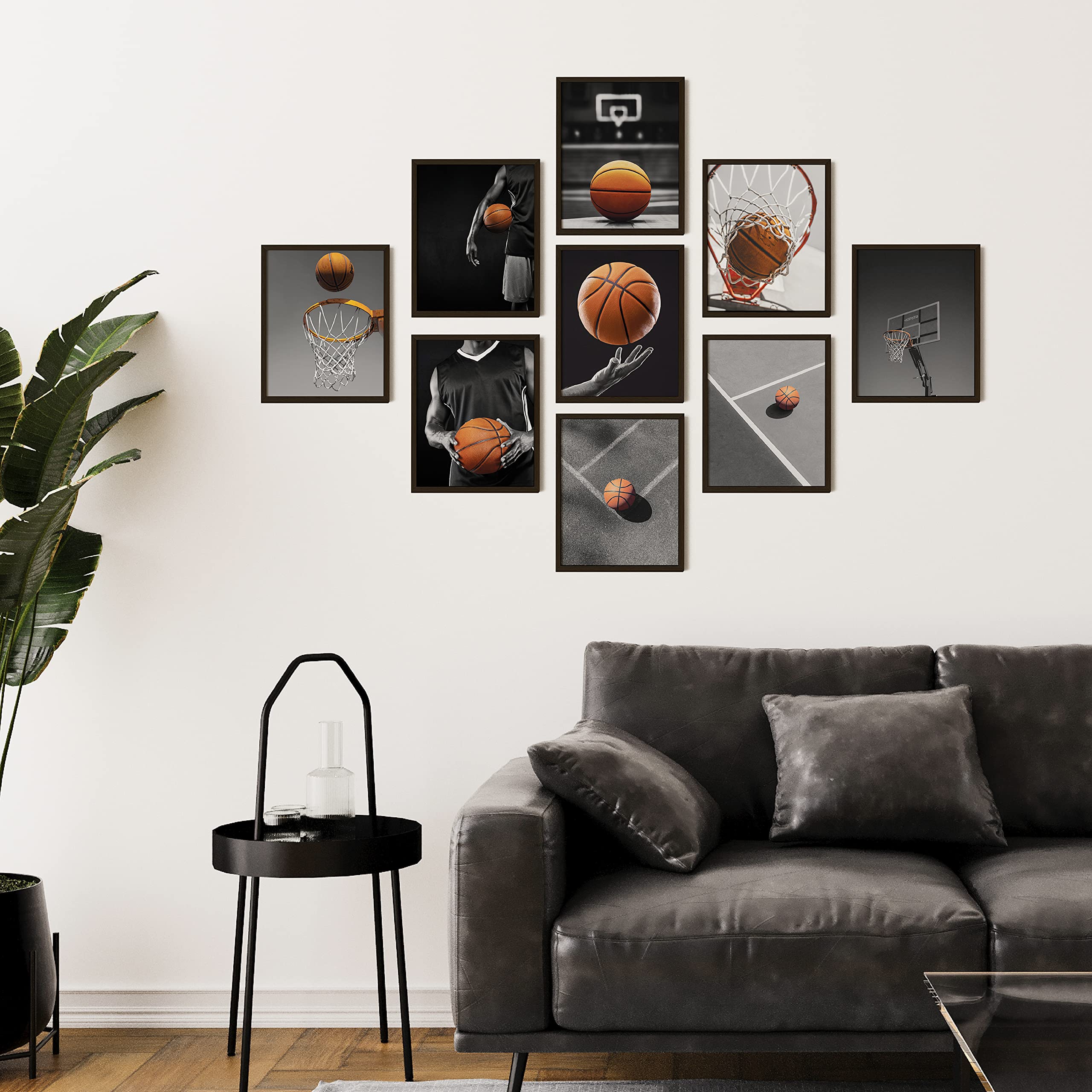 97 Decor Basketball Posters For Boys Bedroom - Basketball Room Decor For Boys Teen, Black And White Sport Wall Art Prints, Baske