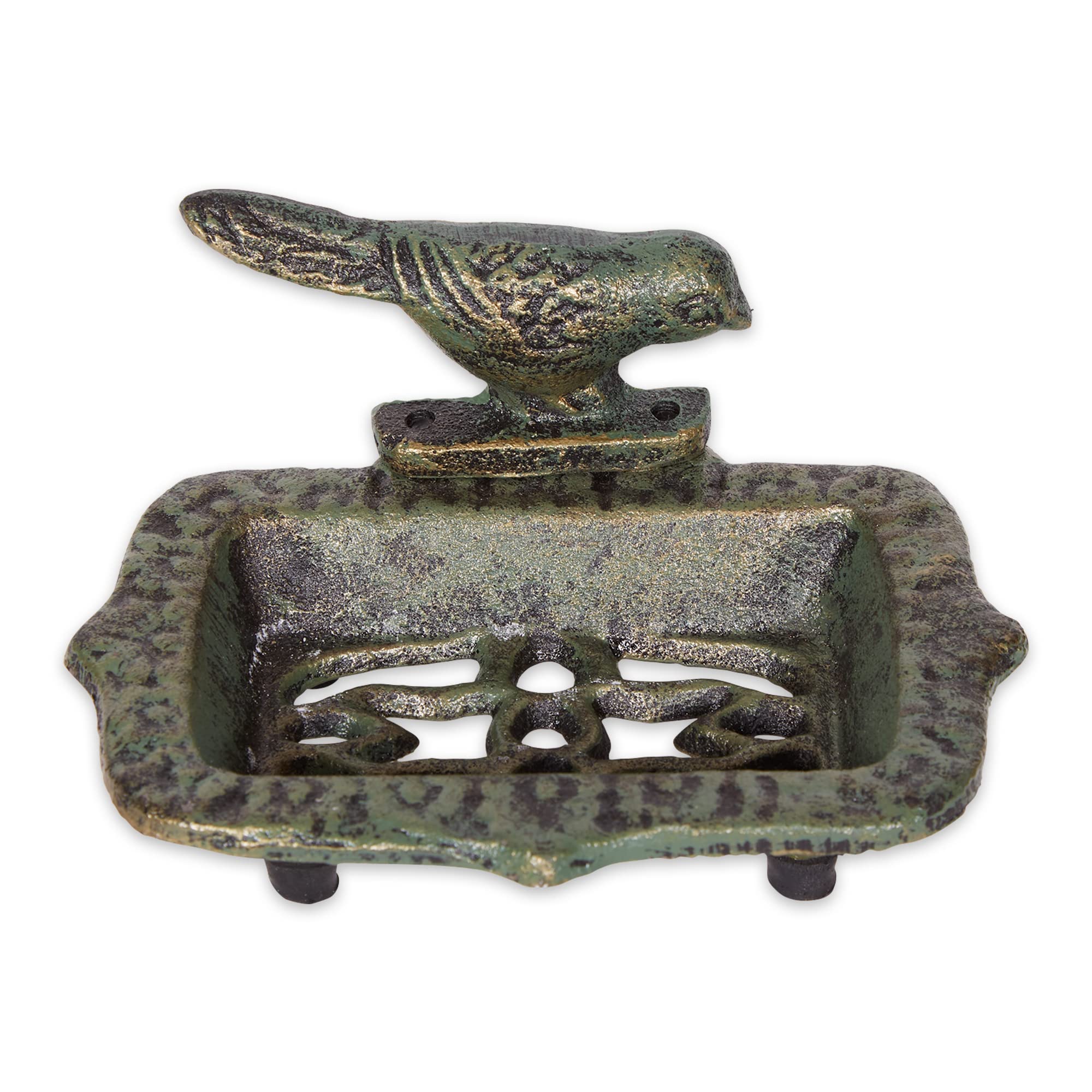 Accent Plus Songbird Cast Iron Soap Dish 5.62L X 4.33W X 2.95H