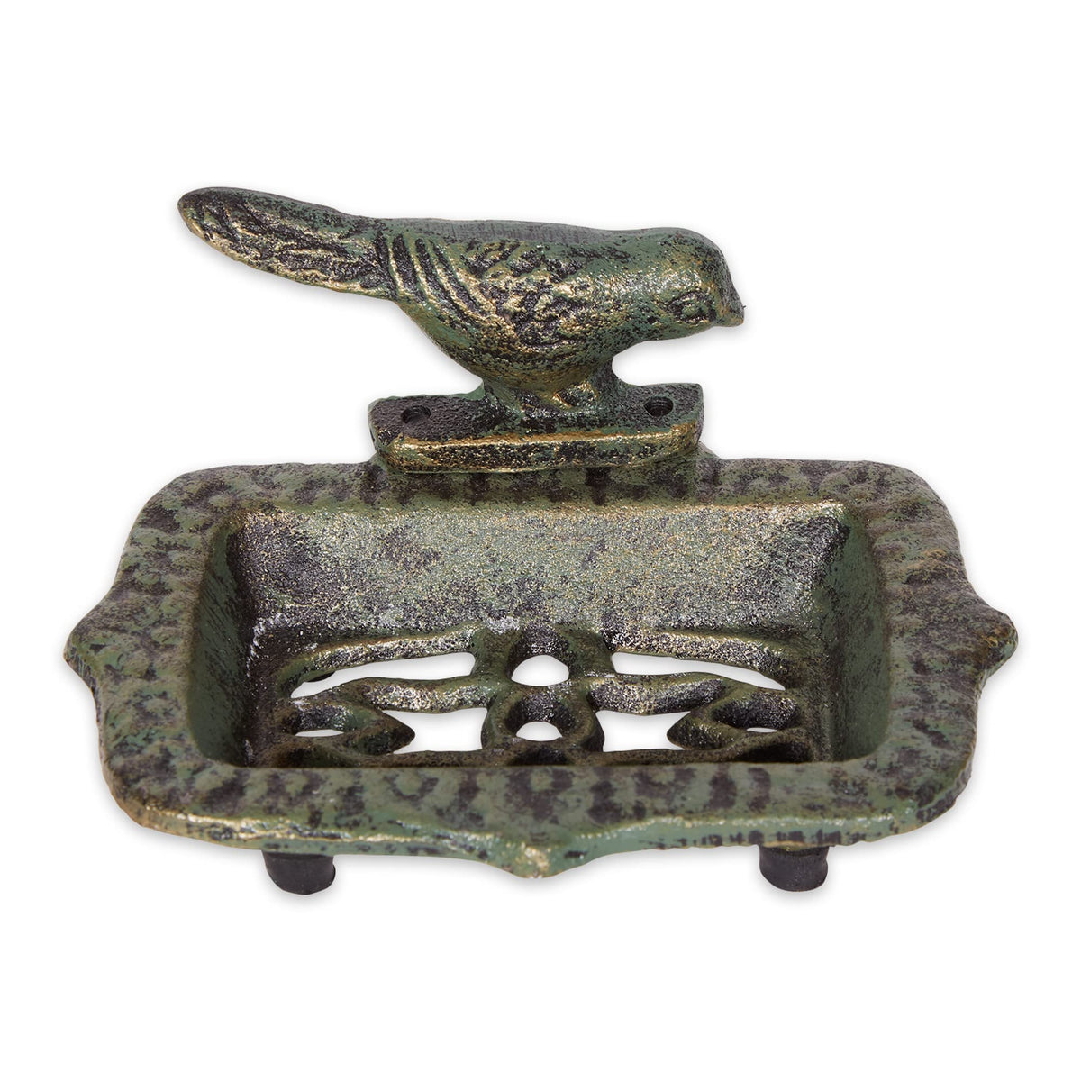 Accent Plus Songbird Cast Iron Soap Dish 5.62L X 4.33W X 2.95H