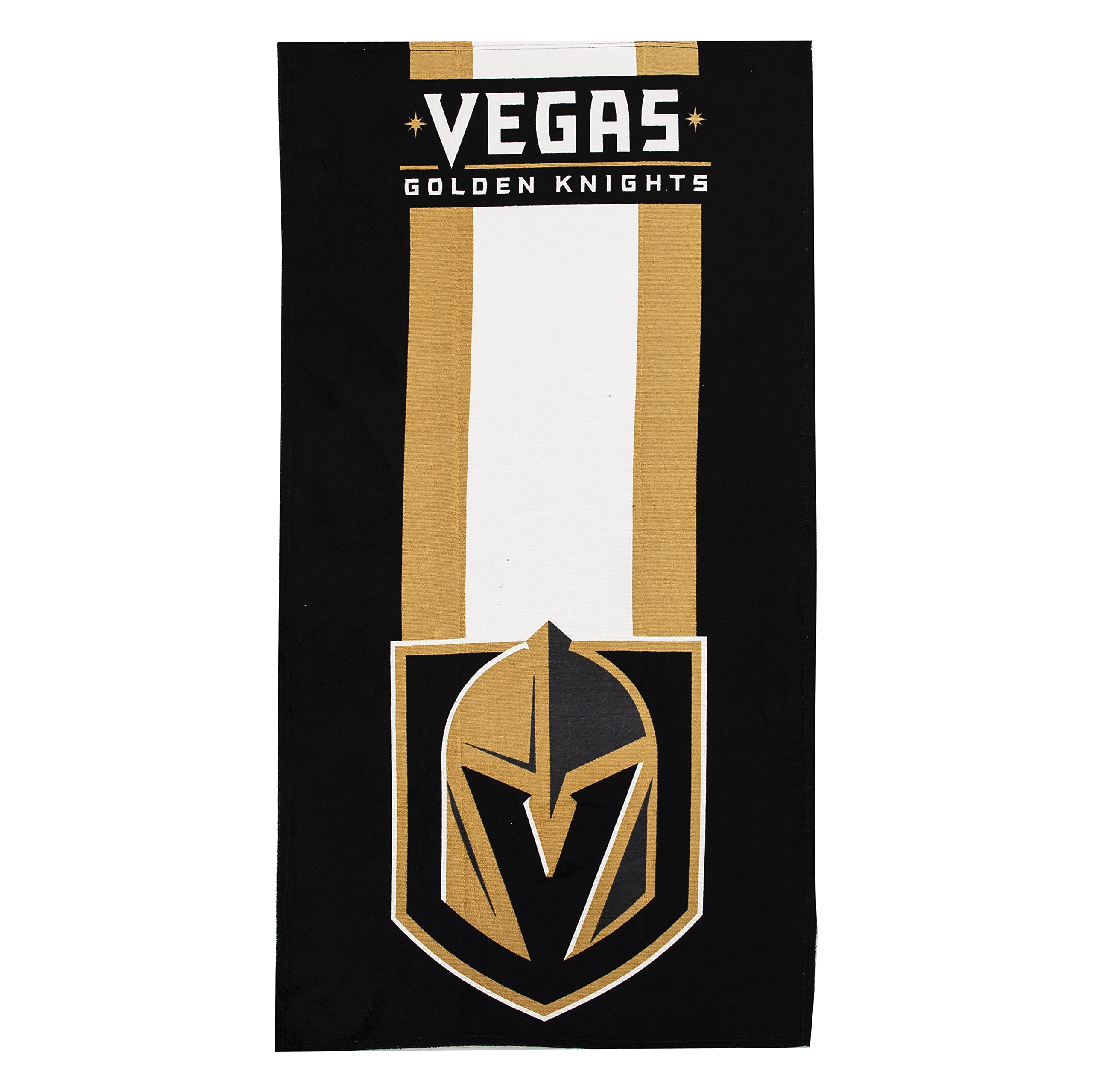 Northwest Nhl Vegas Golden Knights Beach Towel, 30 X 60, Zone Read