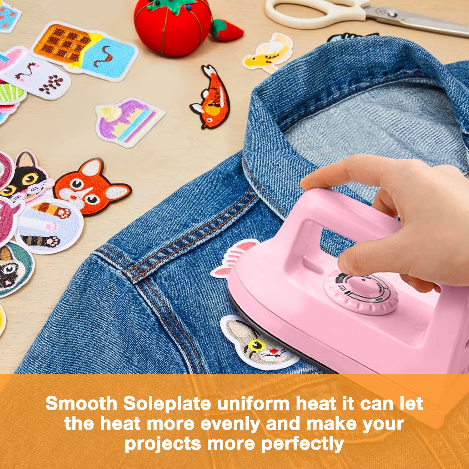 Mini Iron For Crafts Quilting, Travel Iron Household Iron Easy Iron Supplies Mini Electric Iron, Mini Heat Press Machine Sewing