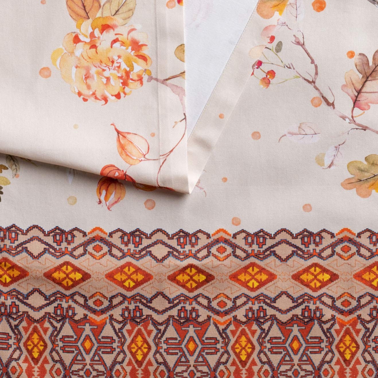 Maison D' Hermine Table Runner 100% Cotton 14.50Inch X 72Inch Decorative Table Runners, Dining, Kitchen, Parties & Camping, Keli