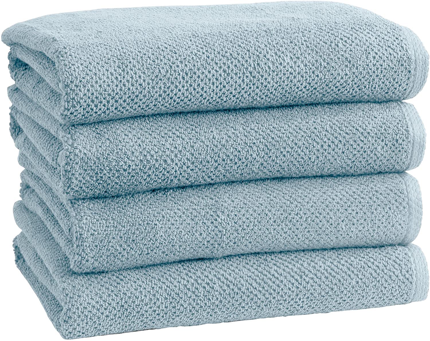 Simpli-Magic 79456 Popcorn Textured Bath Towels, 4 Pack, Blue