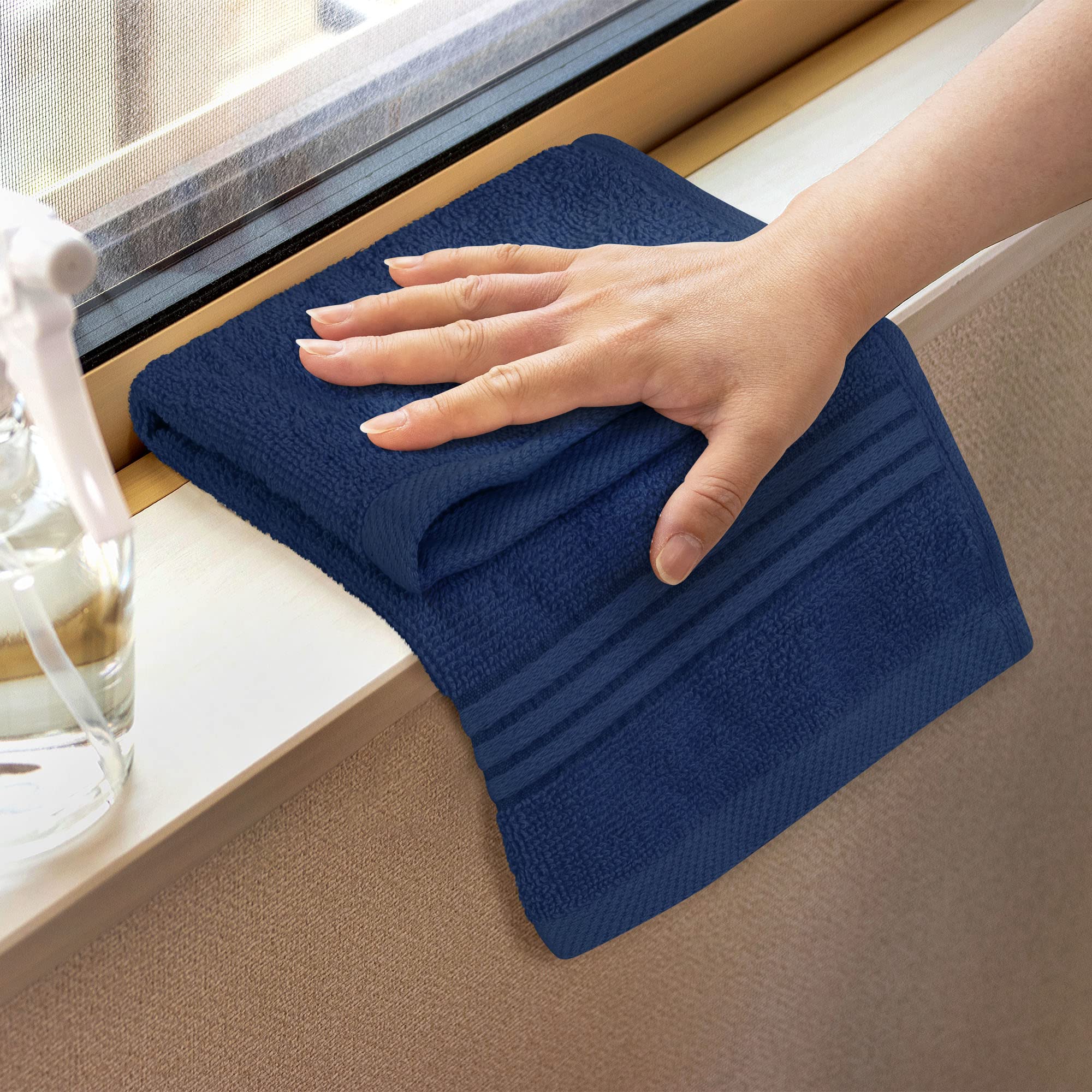 Utopia Towels 12 Pack Premium Wash Cloths Set (12 X 12 Inches) 100% Cotton Ring Spun, Highly Absorbent Cotton And Soft Feel Wash
