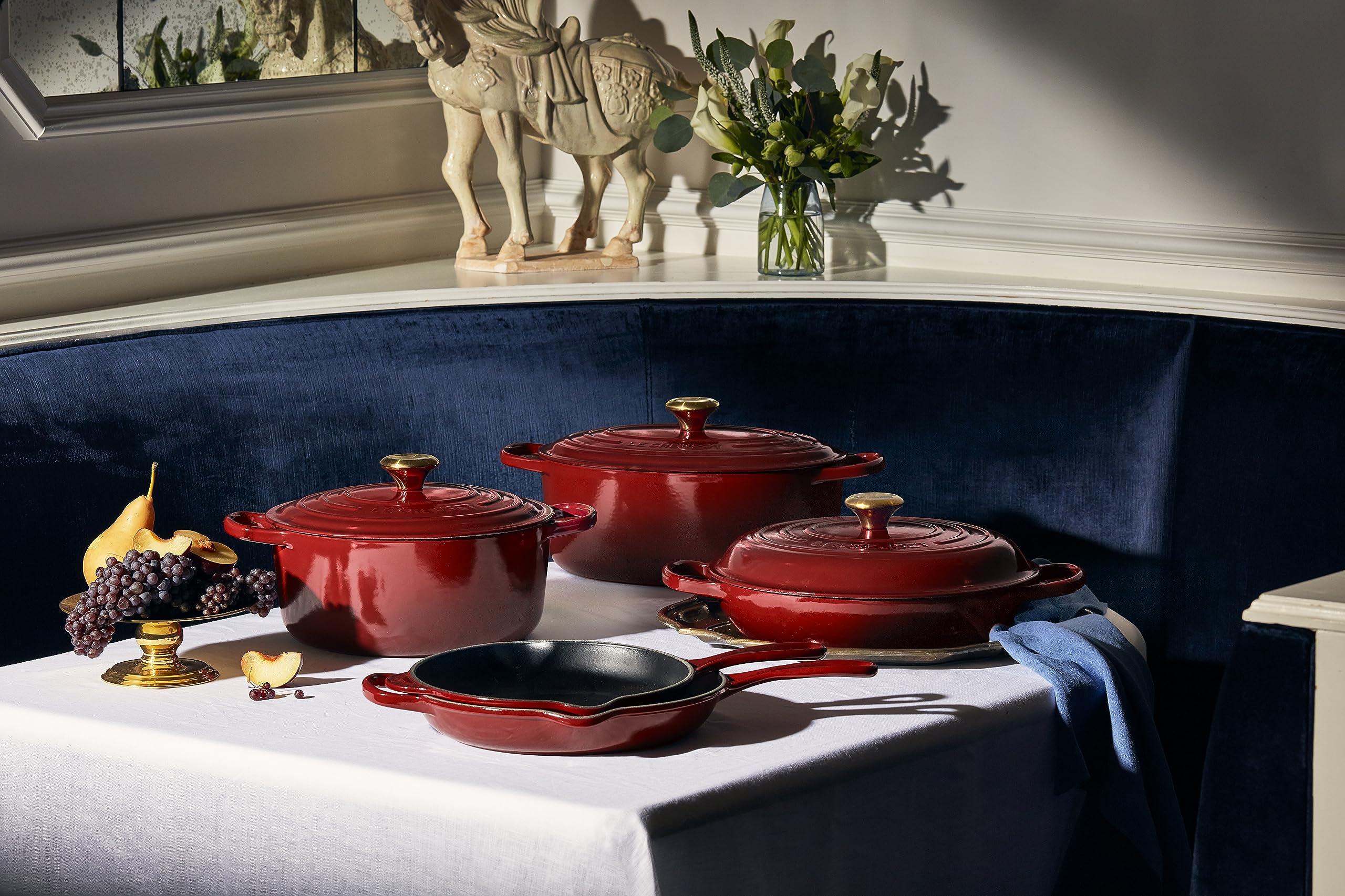 Le Creuset Enameled Cast Iron Braiser, 3.5 Qt, Rhone - Model 21180030949051