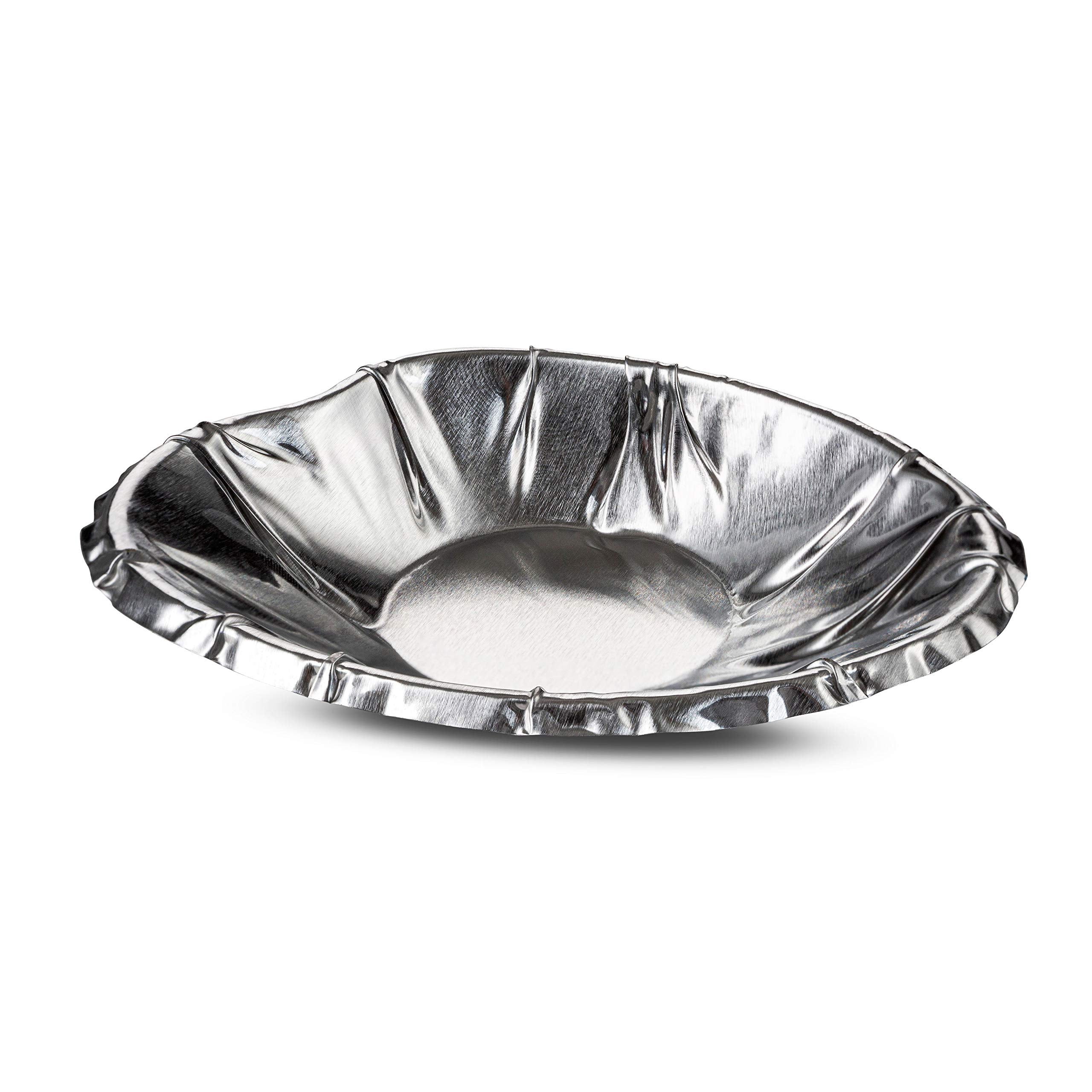 Mt Products Aluminum Foil Clamshells - Pack Of 50 Mini Pans For Baking Clam Shells - Disposable Pie Tins - Plate For Serving All