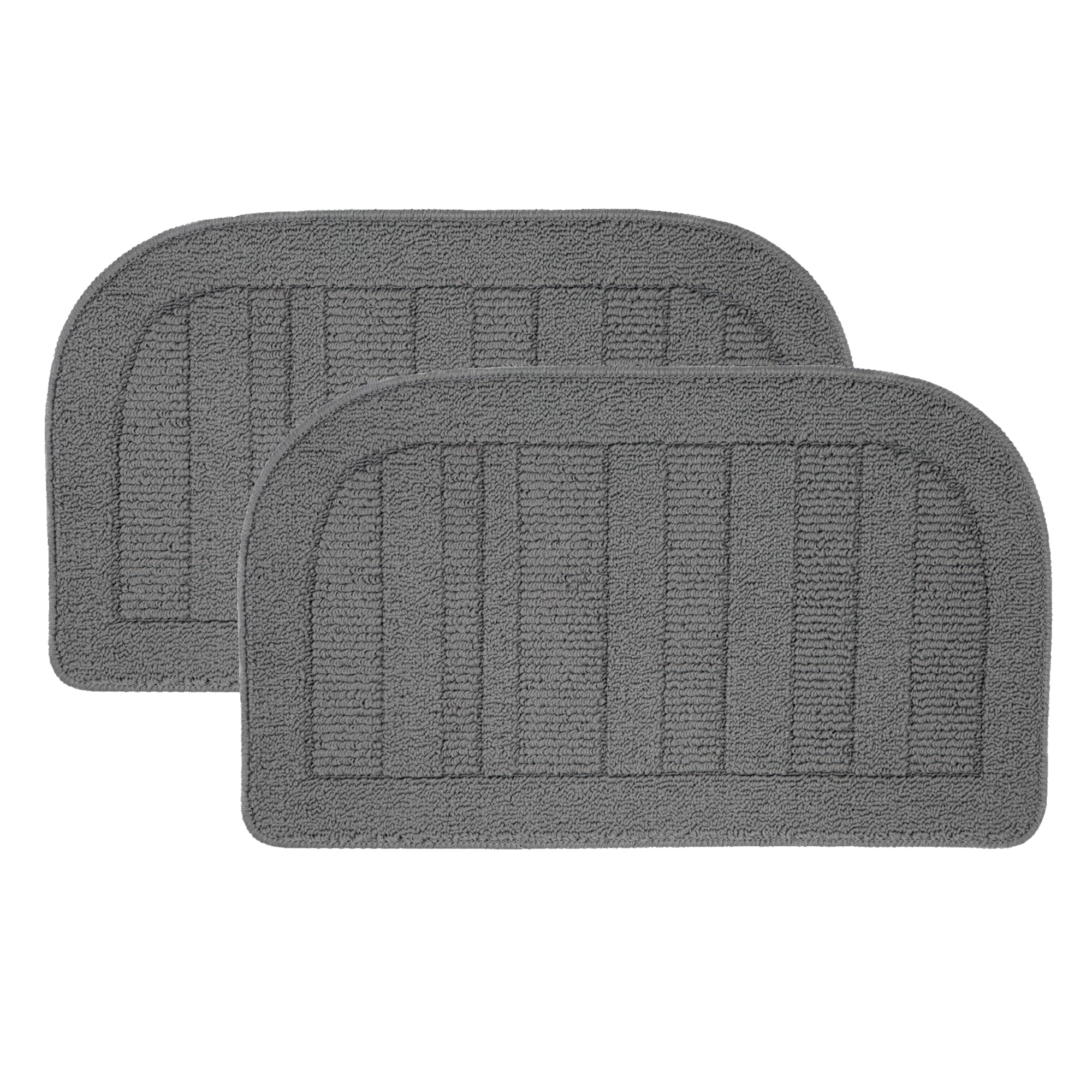BEQHAUSE 30x18 Inch Kitchen Rug Mats 2pcs, Durable Anti-Slip Absorbent Dirt-Resistant Kitchen Rug Set Pet Mat Machine Washable (